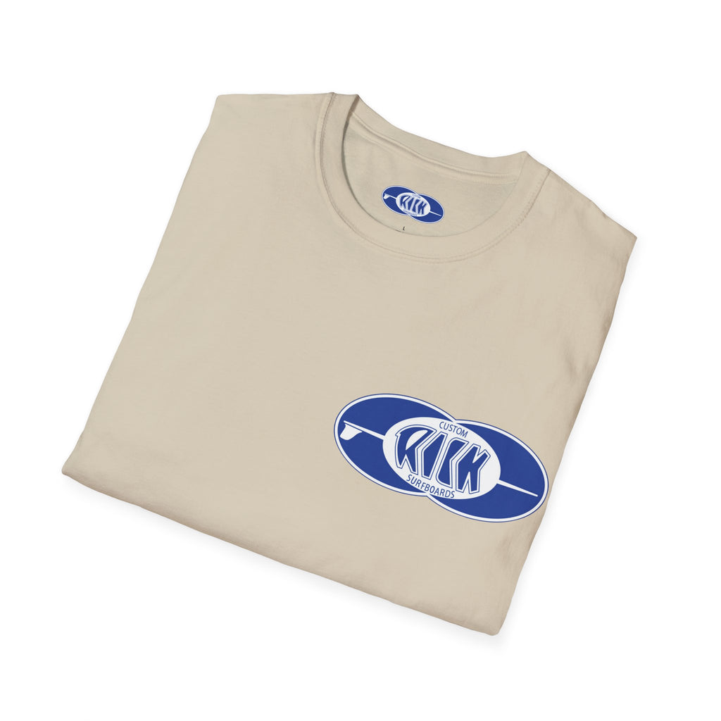Rick Surfboards Graphic T-Shirt — Printed Front & Back (Multiple Colors)
