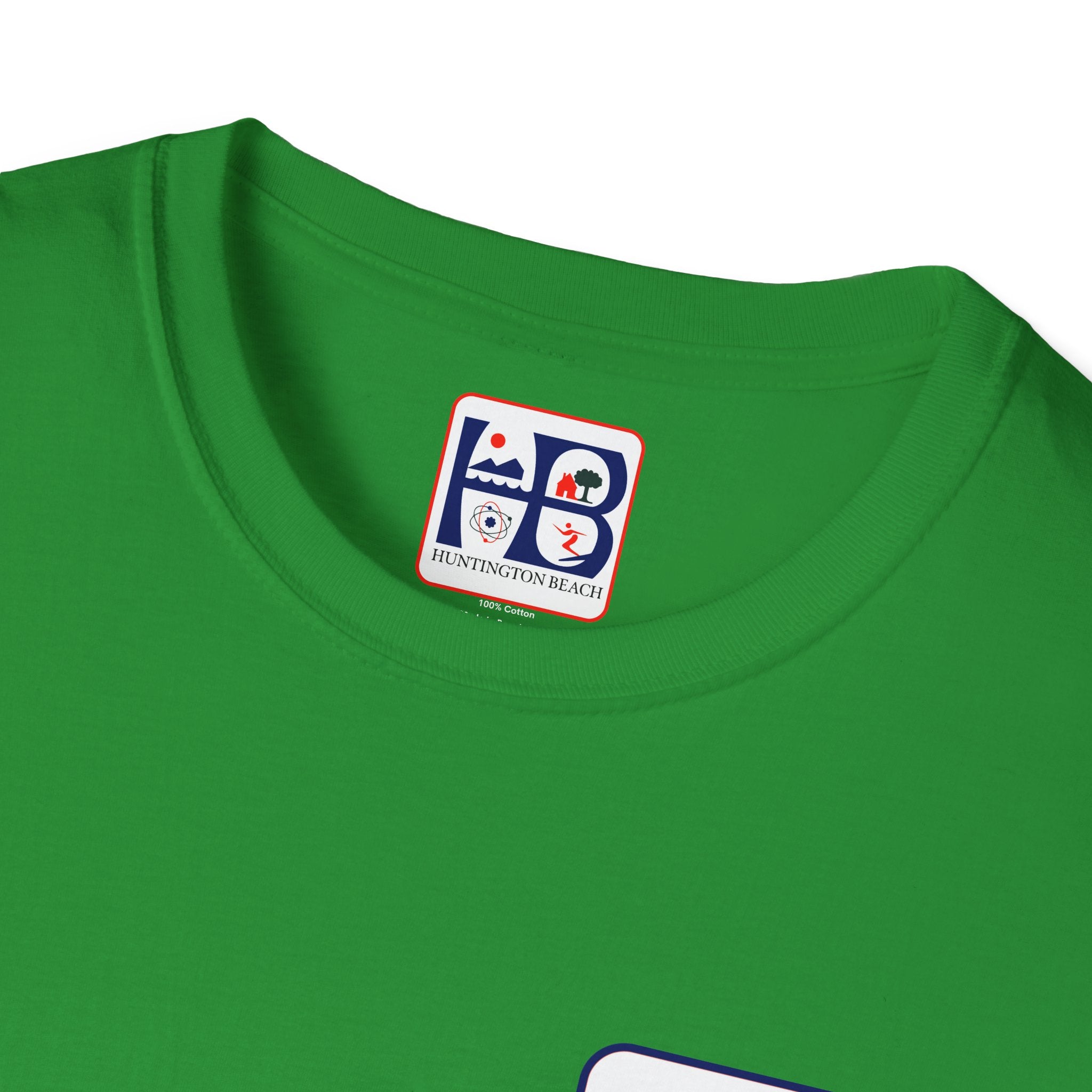 Huntington Beach Retro Logo T-Shirt — HB Surf & Sunset Tee (printed 3 side)