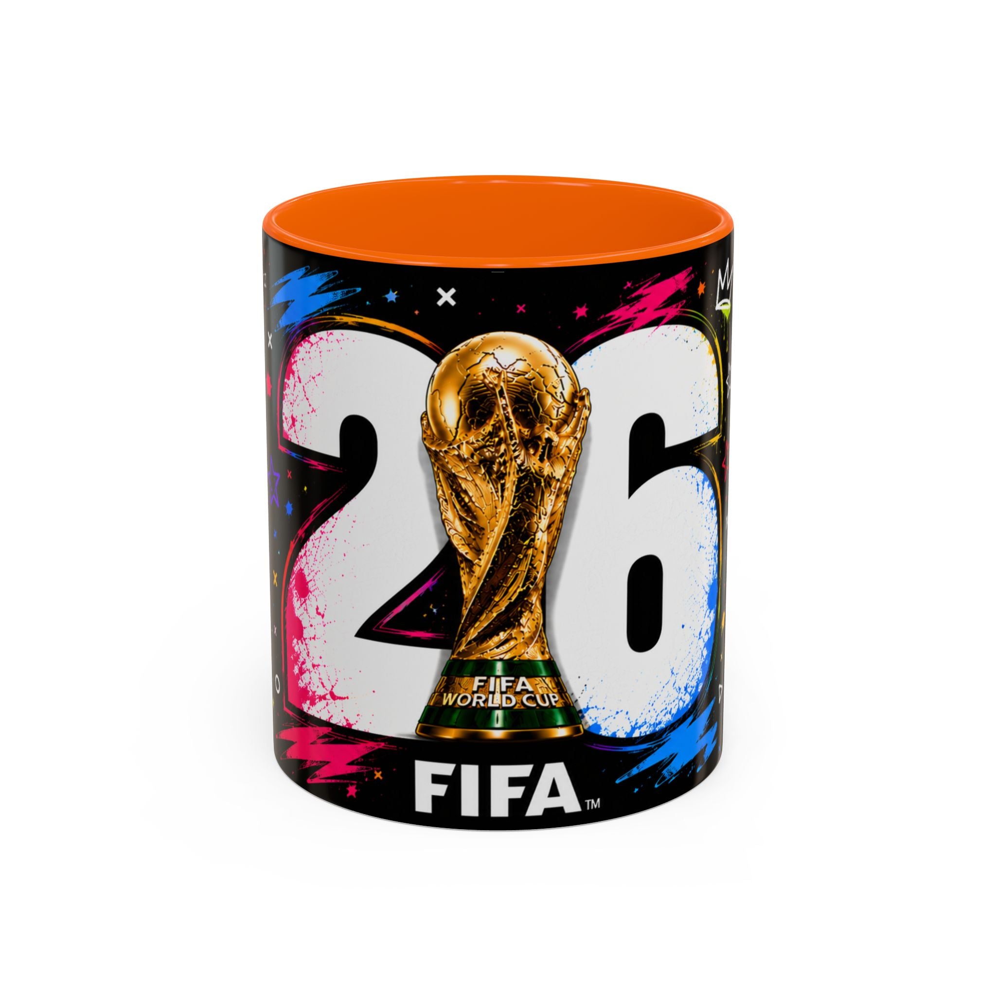 2026 FIFA World Cup Coffee Mug — Colorful Trophy Design (11/15oz)