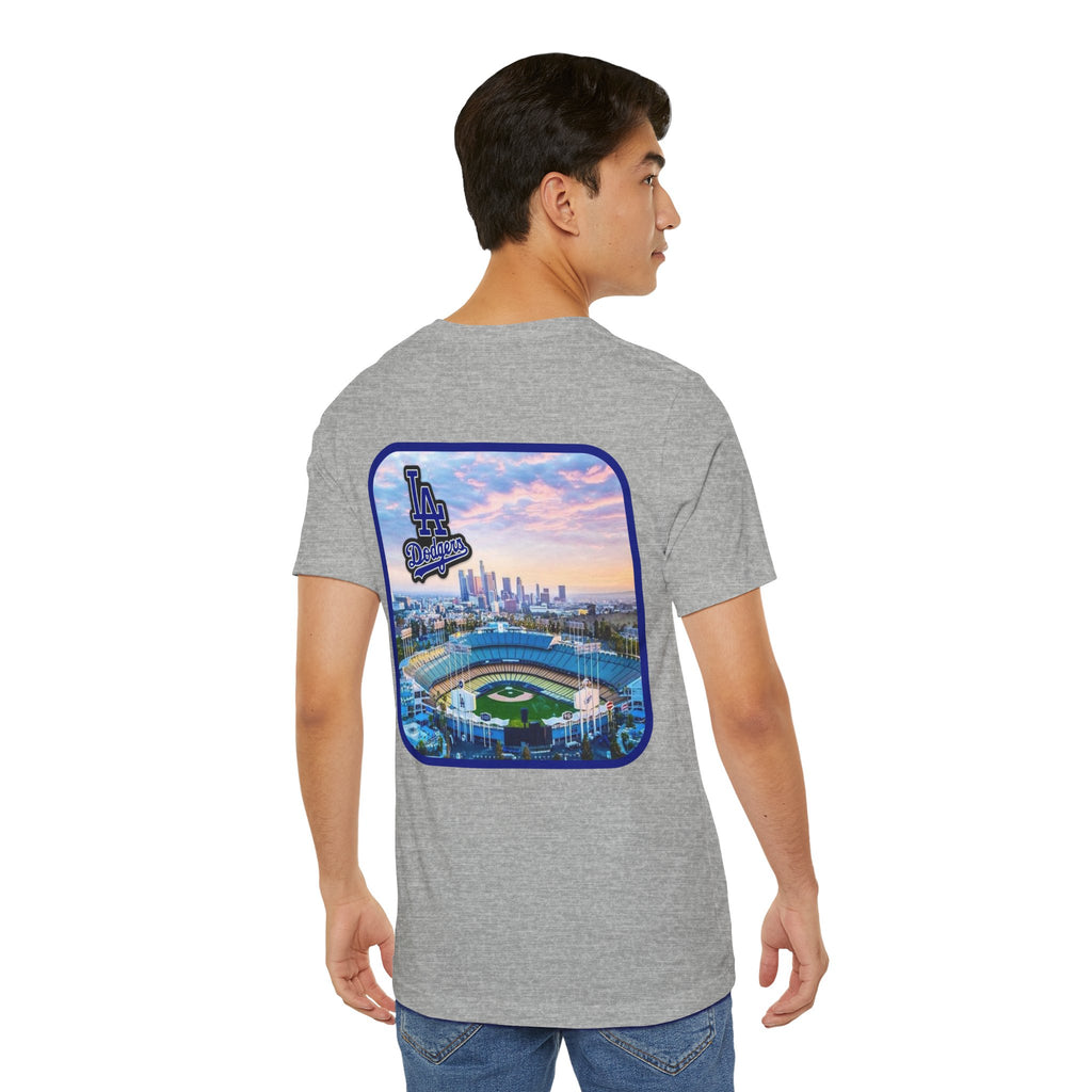 Los Angeles (Front and Back Printing) Mens Womans Jersey Short Sleeve Tee