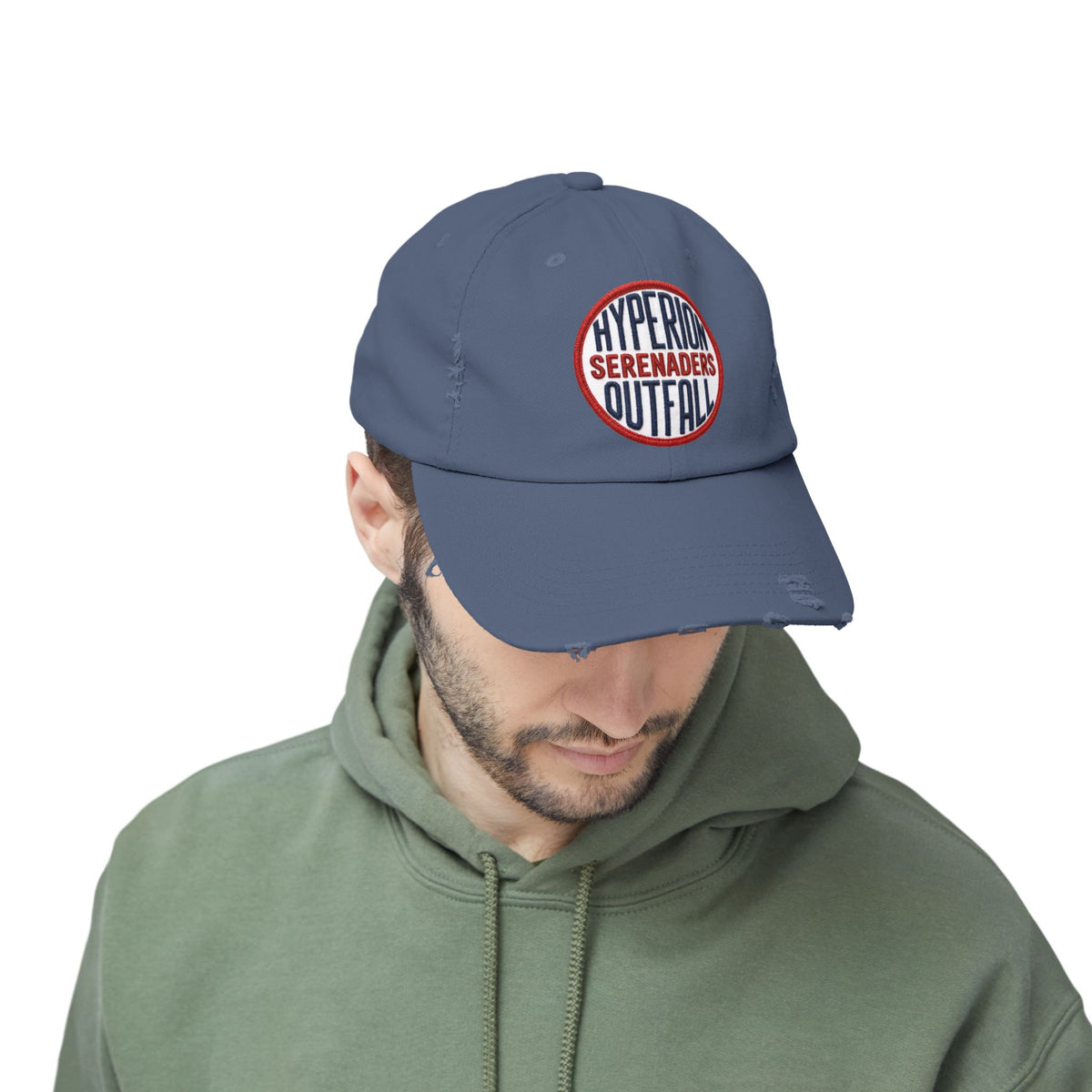Distressed Cap — "Hyperion Outfall Serenaders" Manhattan Beach Patch Hat