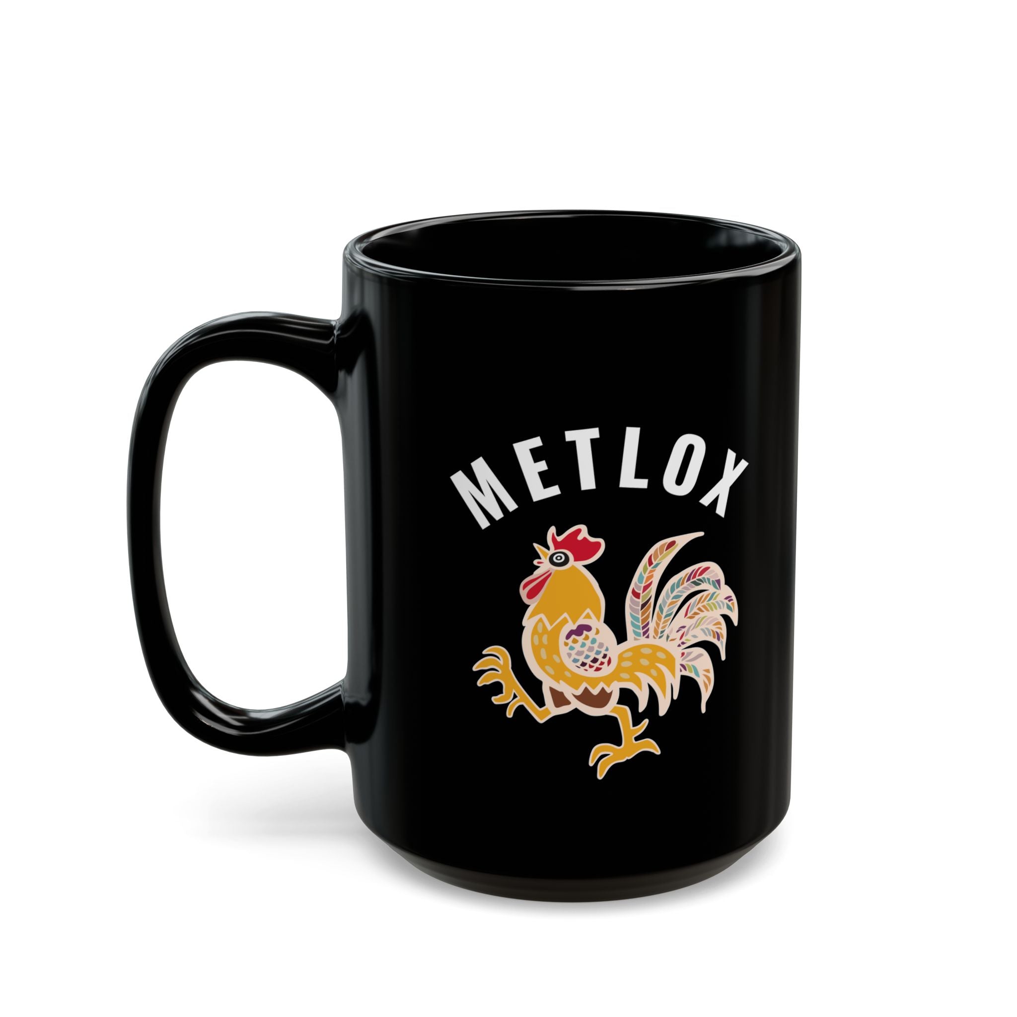 Metlox Pottery Manhattan Beach 1927 - 1989 11oz Black Mug
