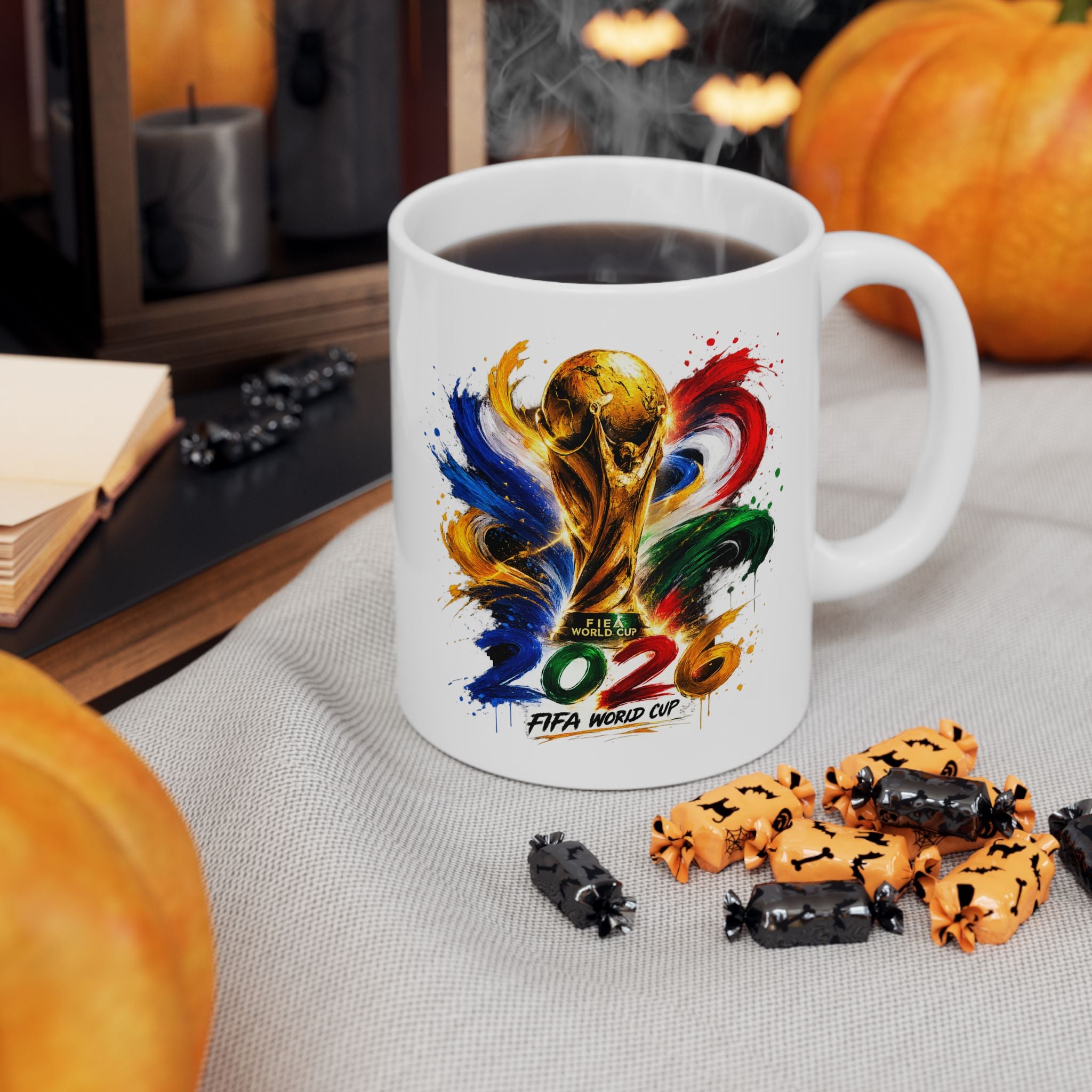 World Cup FIFA 2026 Ceramic Mug — Colorful 11oz & 15oz Coffee Cup