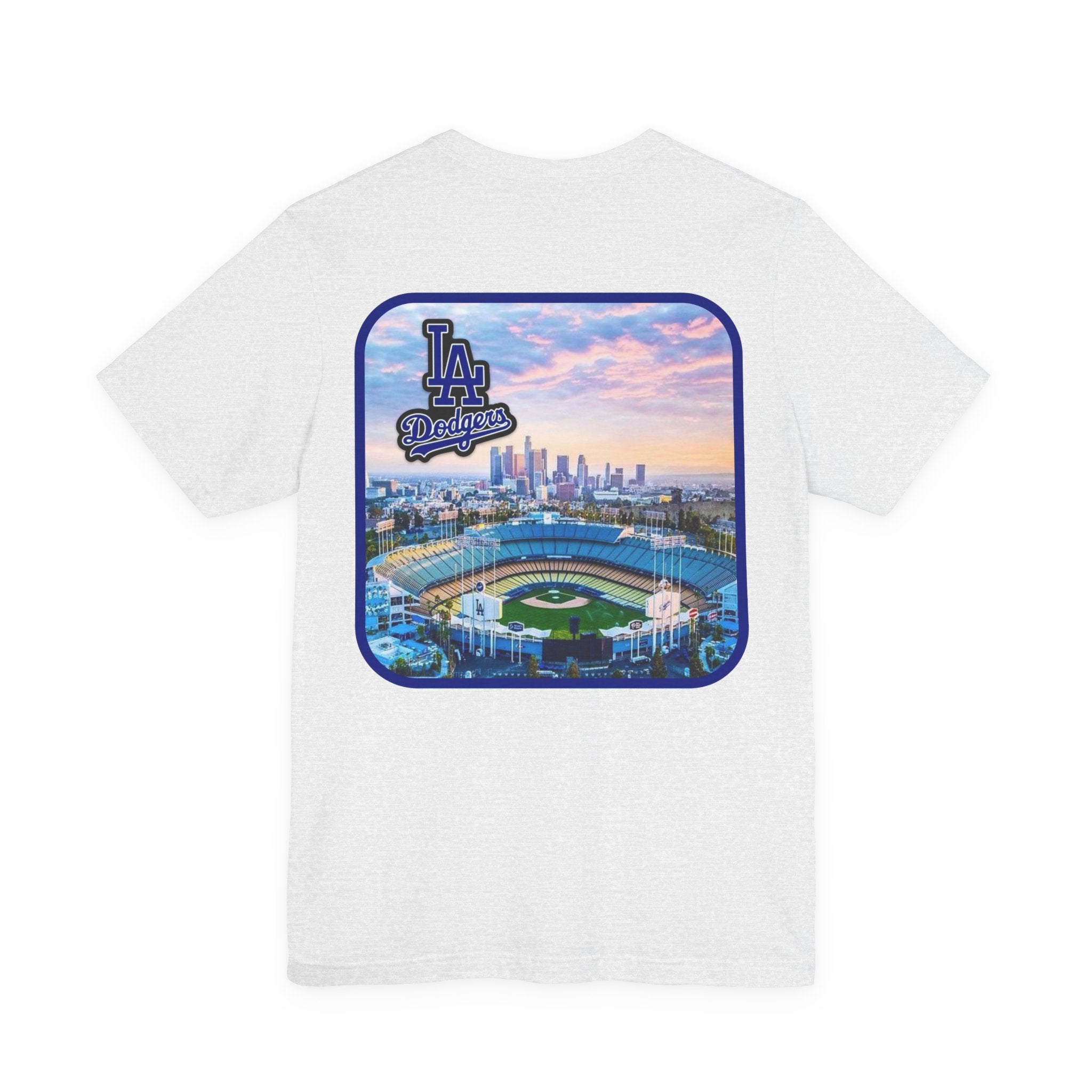 Los Angeles (Front and Back Printing) Mens Womans Jersey Short Sleeve Tee