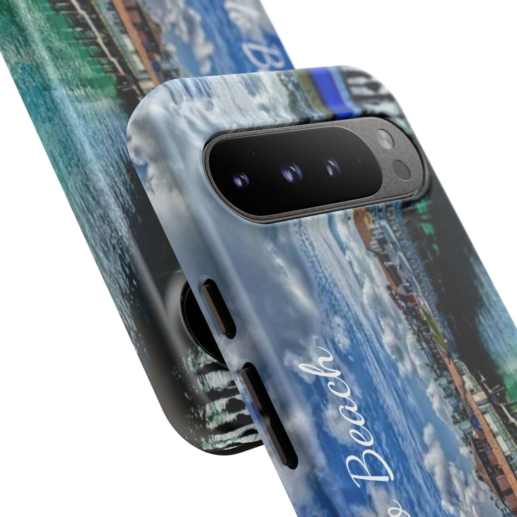Phone Cases, Redondo Beach California King Harbor Design, Protective Covers, iPhone Accessories, Samsung Accessories, Gift for Travelers