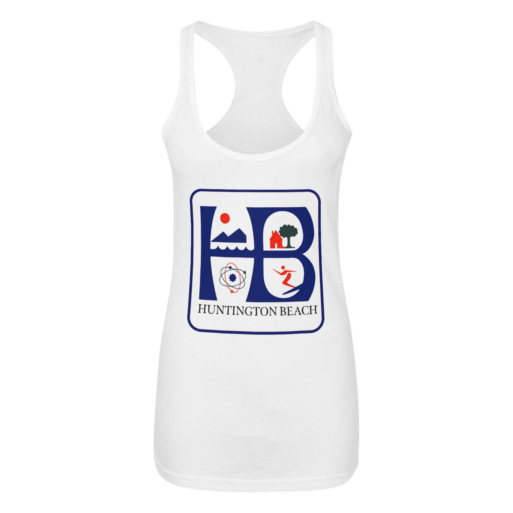 Huntington Beach California Women's Tank Top Made in USA