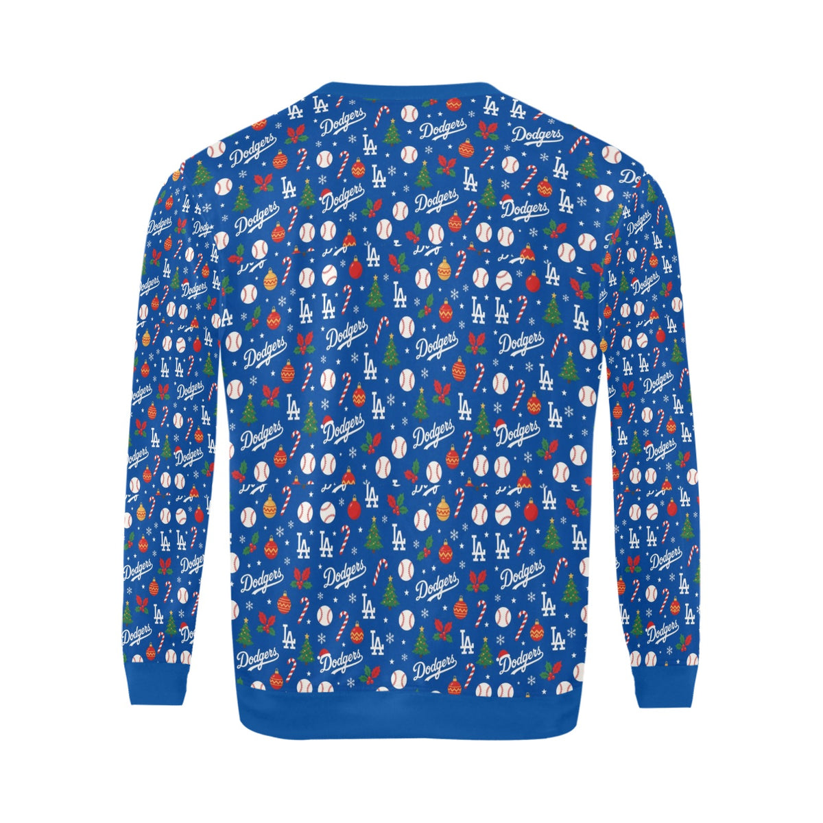 Dodgers Christmas Men's crew neck sweatshirt Made in the USA