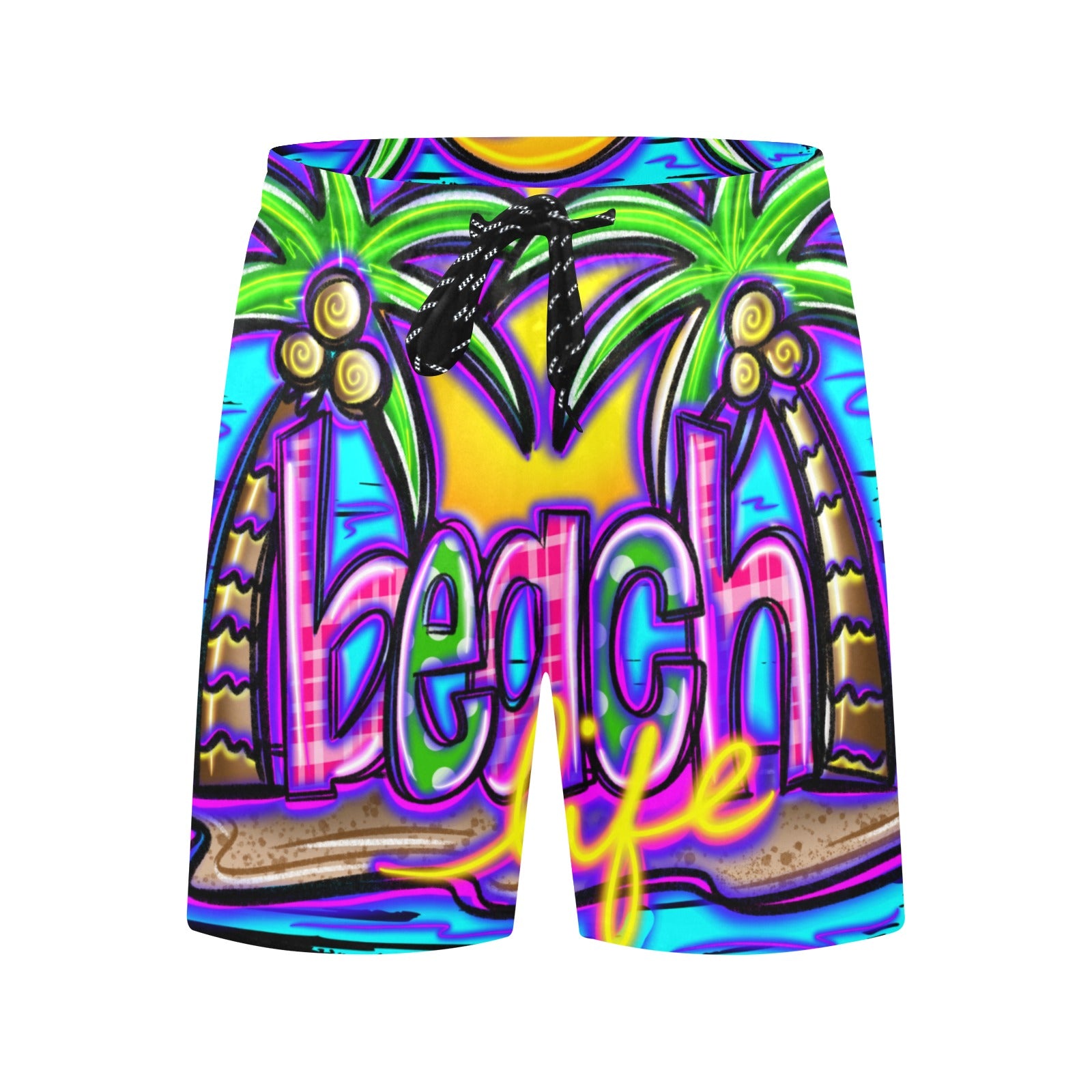 Beach Life Men's Mid-Length Beach Shorts