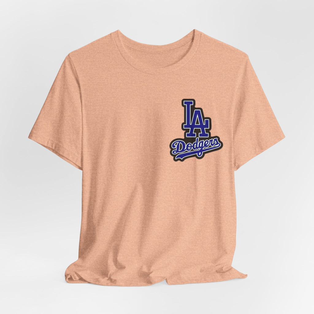 Los Angeles (Front and Back Printing) Mens Womans Jersey Short Sleeve Tee