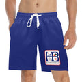 Hunting Beach California Men's Mid-Length Beach Shorts