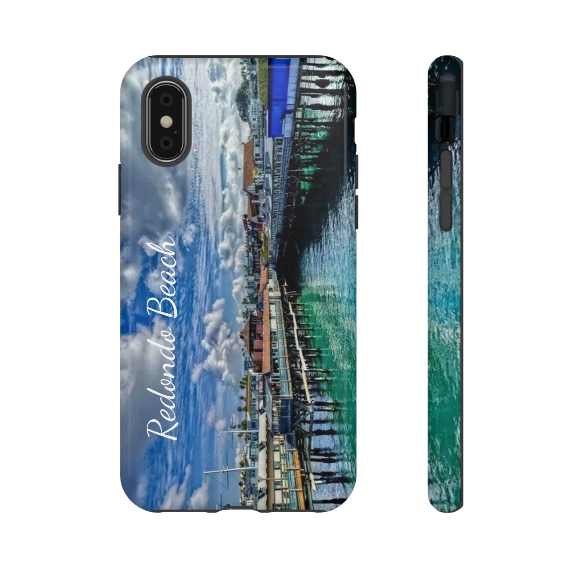 Phone Cases, Redondo Beach California King Harbor Design, Protective Covers, iPhone Accessories, Samsung Accessories, Gift for Travelers