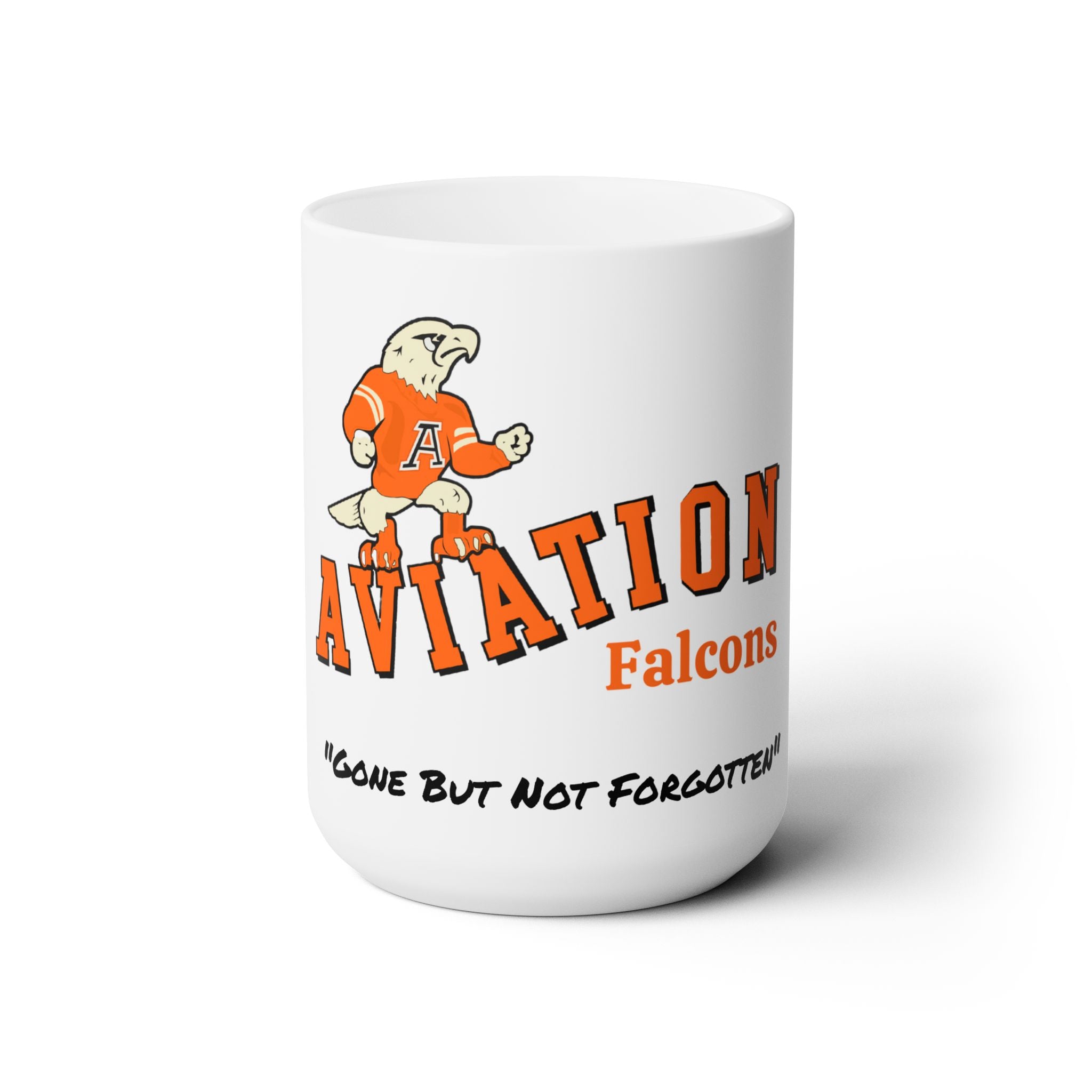 AVIATION FALCONS - "Gone but Not Forgotten" Redondo Beach Ceramic Mug 15oz