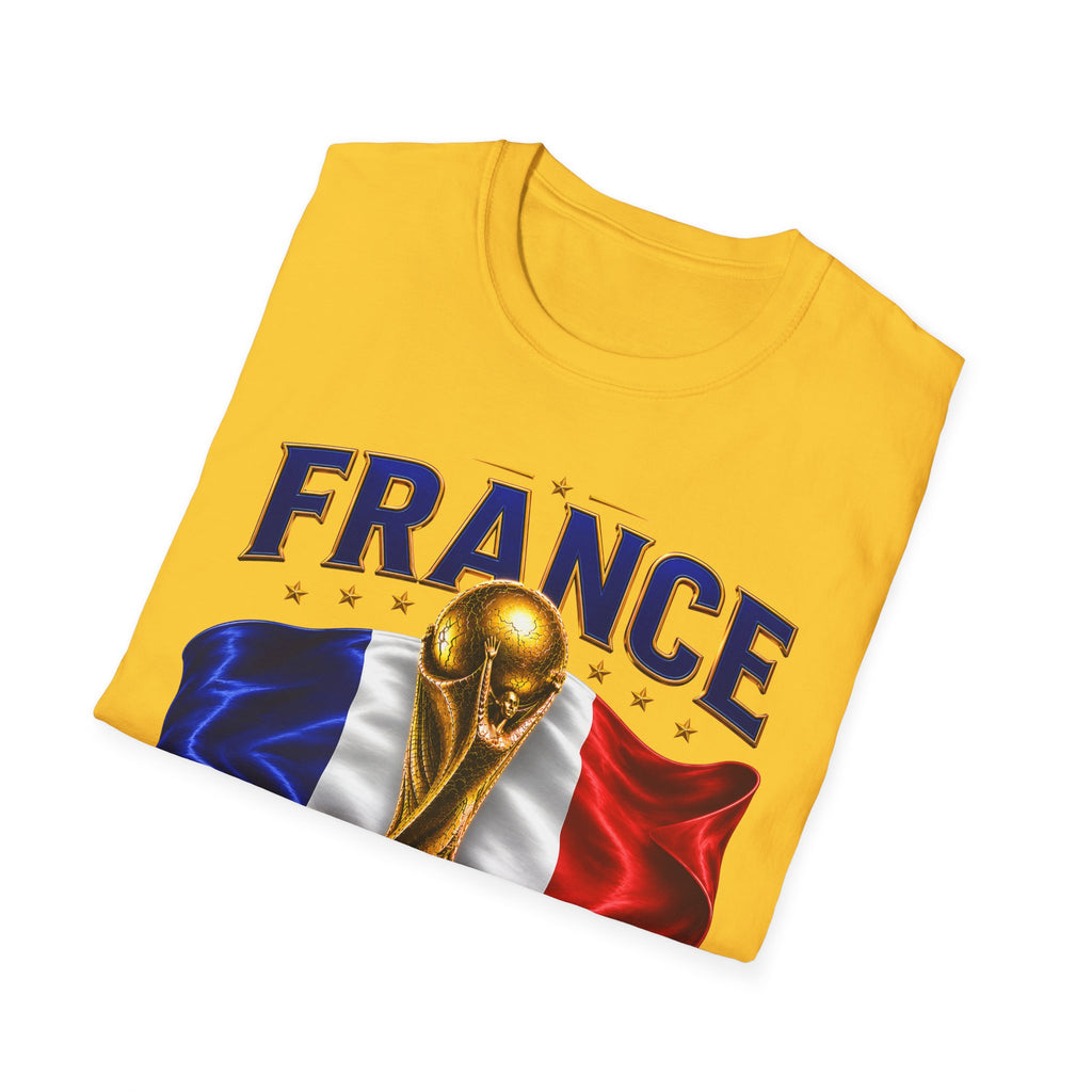 France World Cup 2026 T-Shirt — French Flag & Trophy Soccer Tee