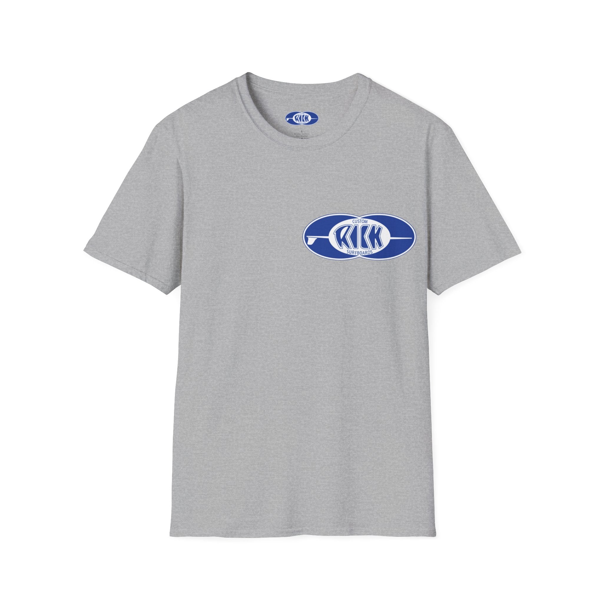 Rick Surfboards Graphic T-Shirt — Printed Front & Back (Multiple Colors)