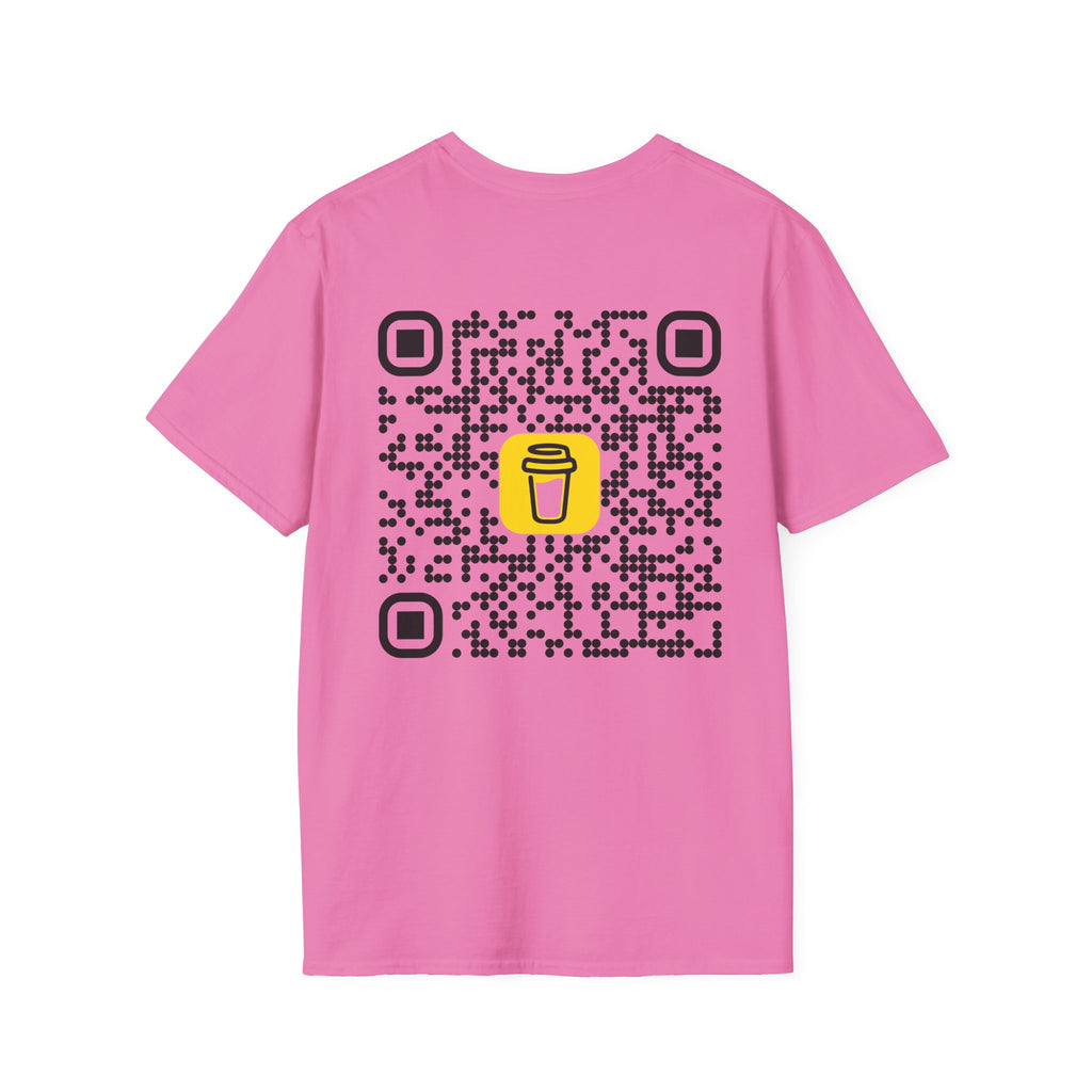 QR Code Coffee Tee — Scan-to-Order Coffee Shop T-Shirt