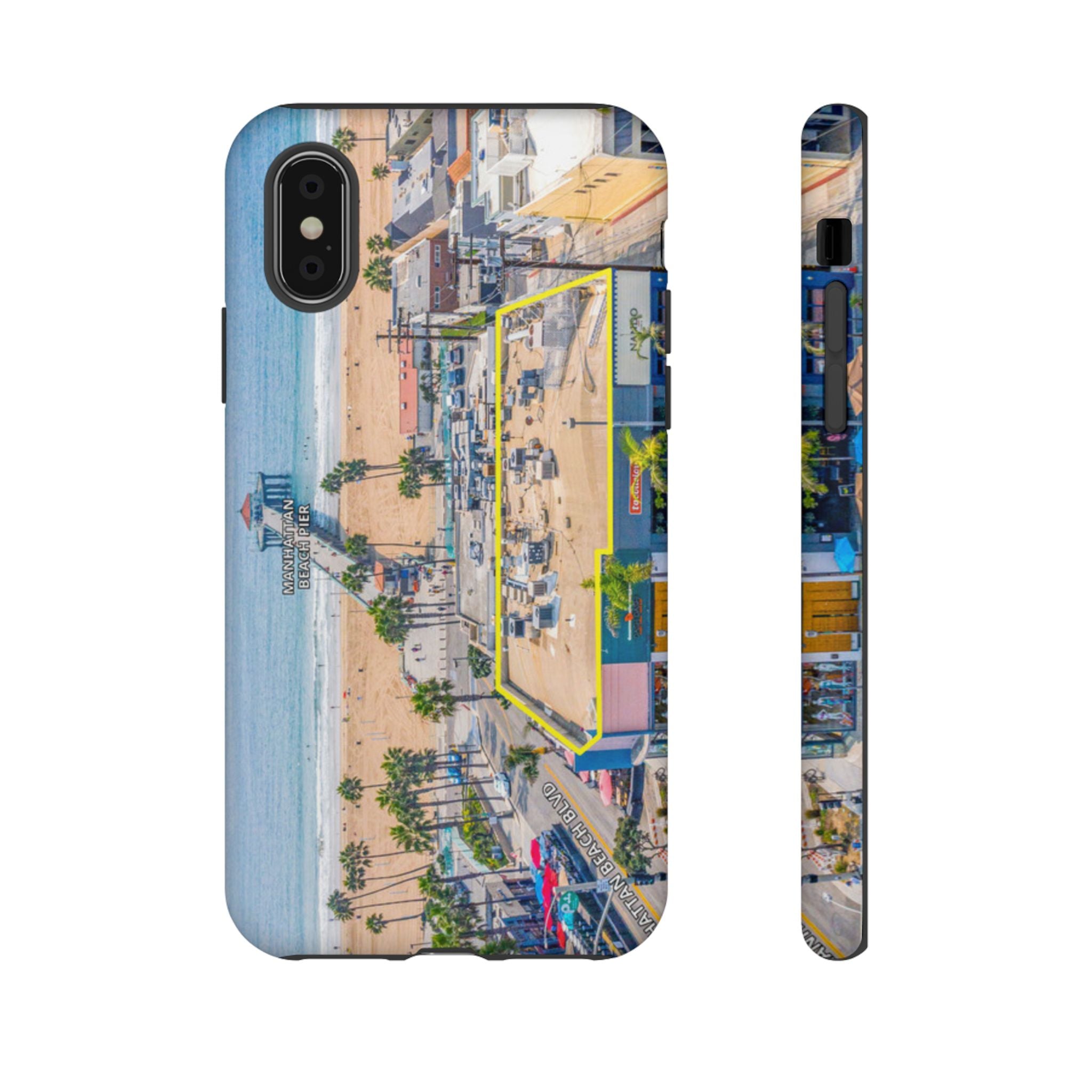 Phone Cases, Manhattan Beach California iPhone Samsung Google Tough Cases, Beach Lovers Gifts, Coastal Accessories, Ocean Phone Covers,