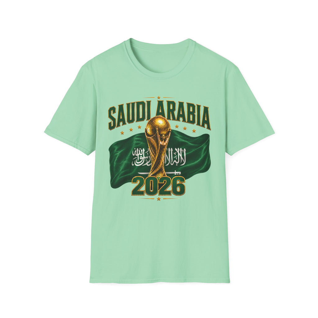 Saudi Arabia 2026 World Cup T-Shirt – Soccer Champion Trophy Design