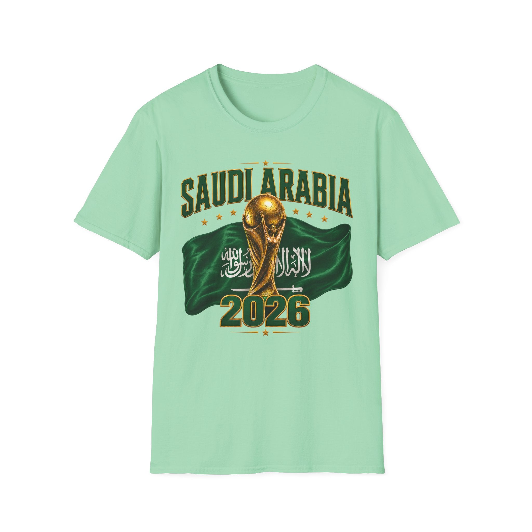 Saudi Arabia 2026 World Cup T-Shirt – Soccer Champion Trophy Design