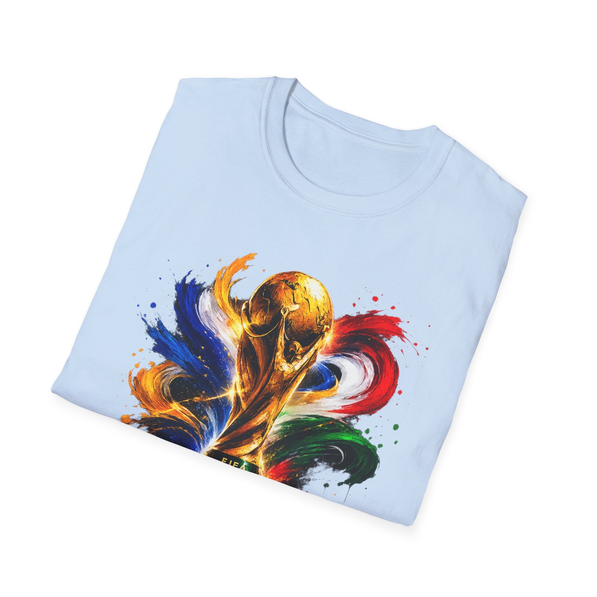 World Cup 2026 T-Shirt — Colorful FIFA Trophy Graphic