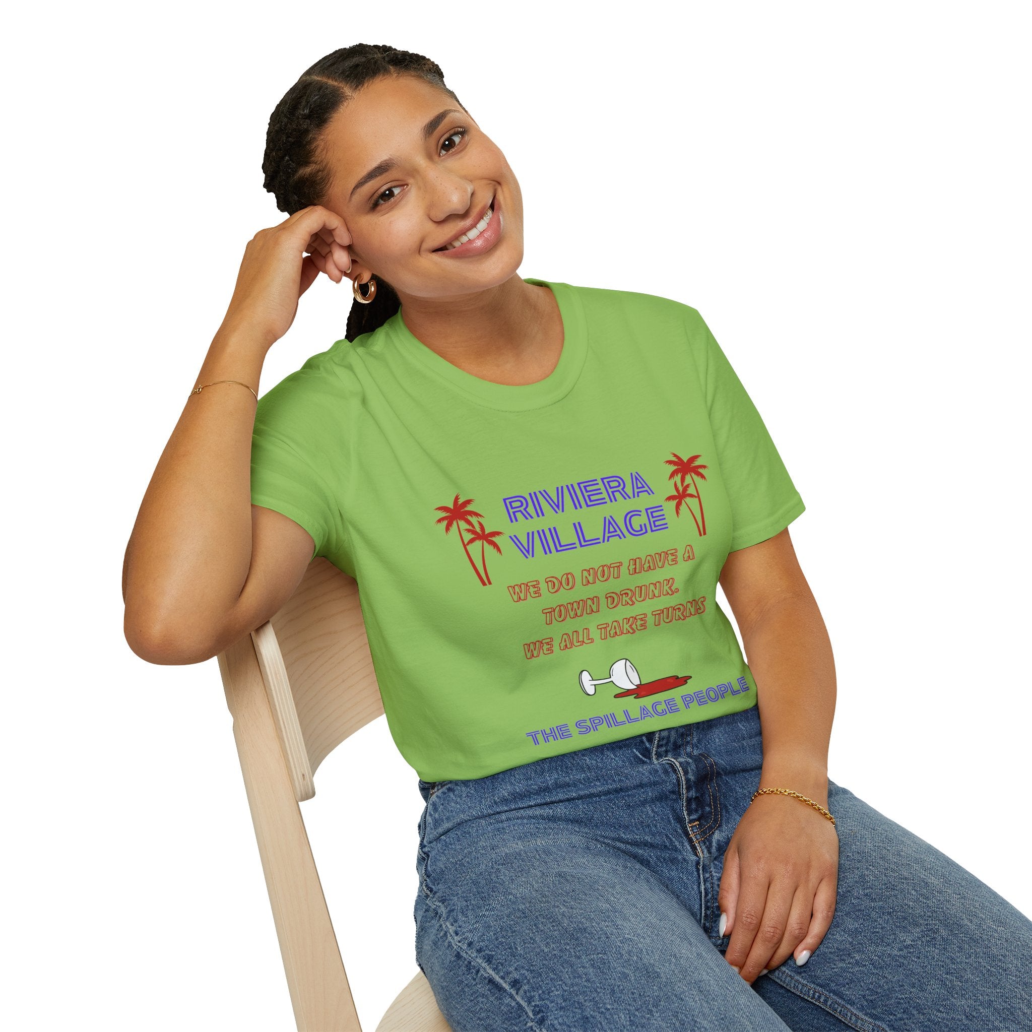 Riviera Village Redondo Beach - The Spillage People - Mens and Womans  Softstyle T-Shirt