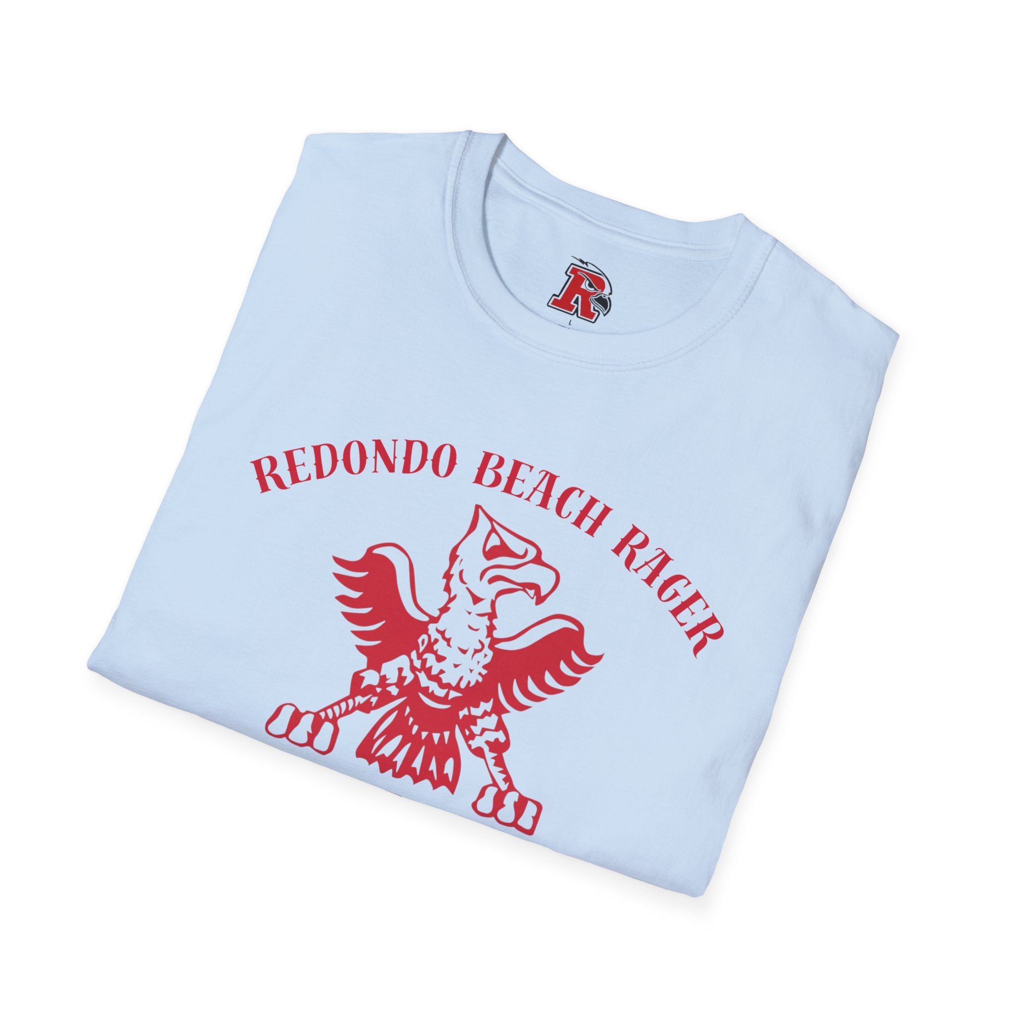 Redondo Beach Rager T-Shirt — Vintage School Spirit Graphic Tee - First Annual All Class Reunion 7-25-26 at Seaside Lagoon Redondo Beach