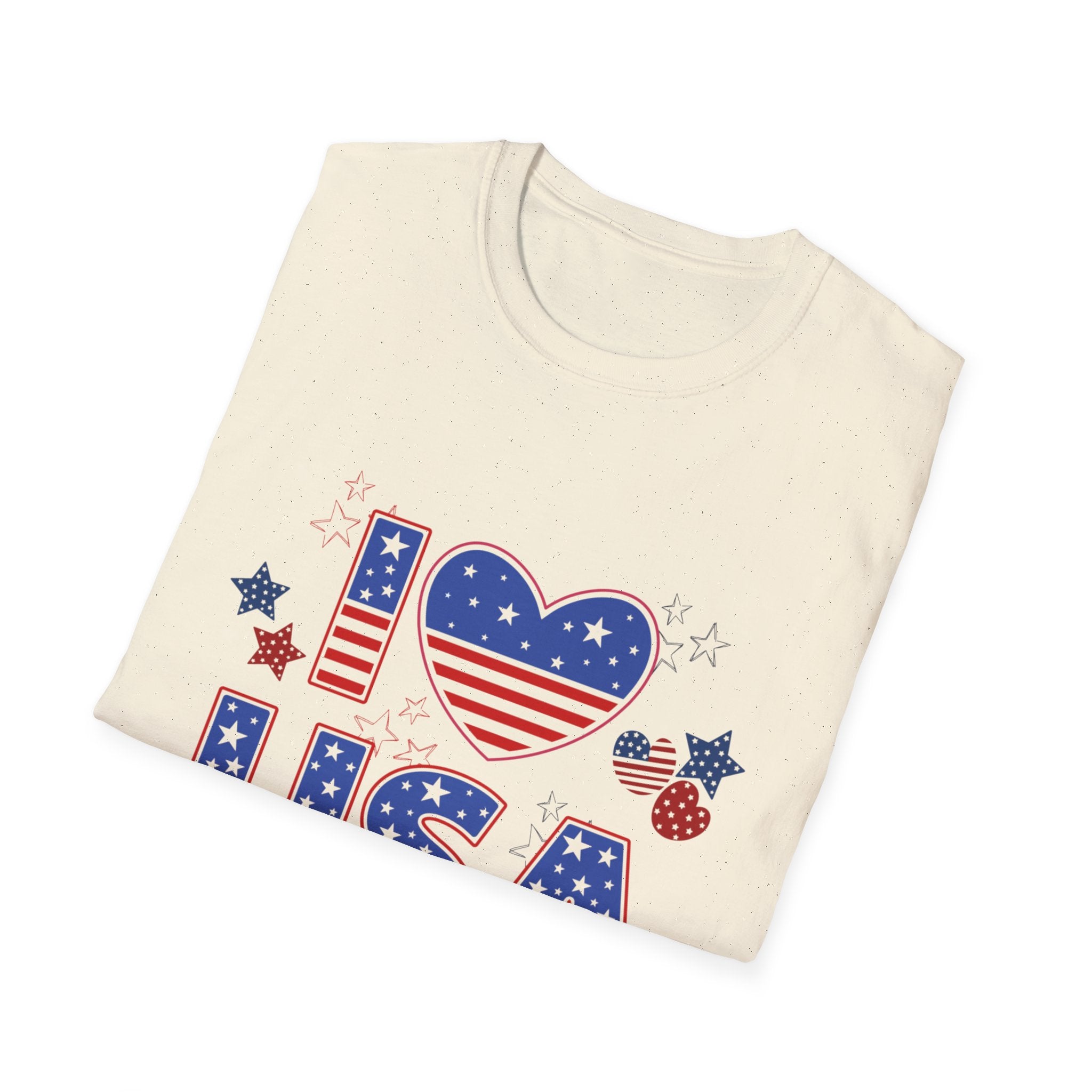 I Love the USA T-Shirt | American Flag Patriotic Fourth of July