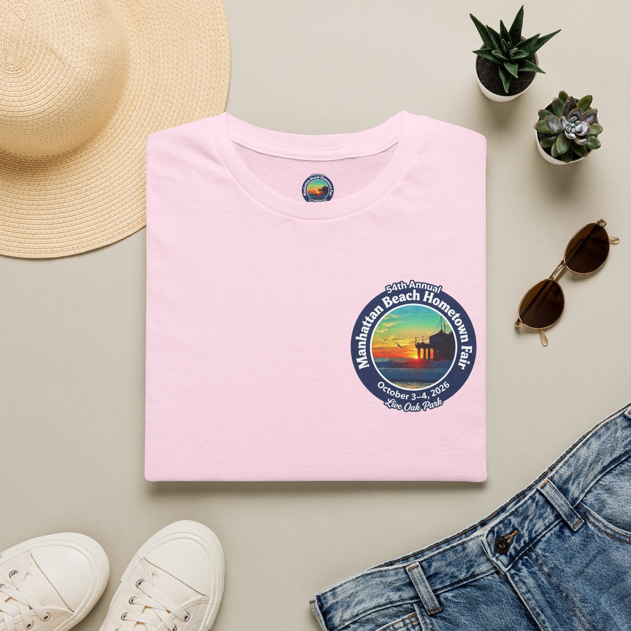 Manhattan Beach Hometown Fair Sunset T-Shirt 2026