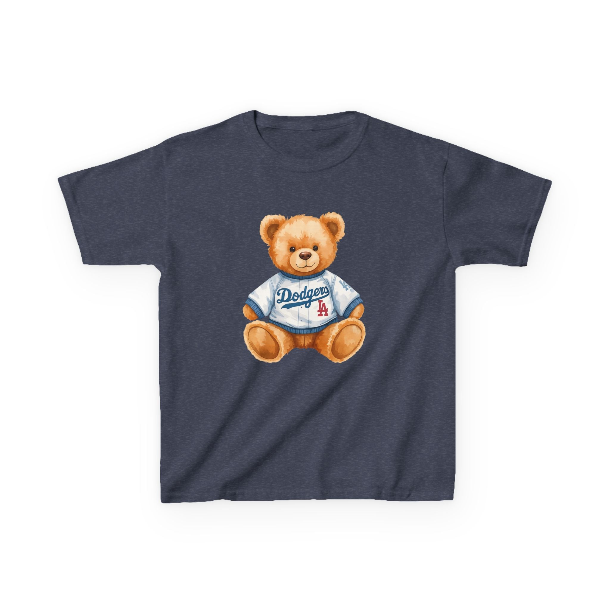 Teddy Bear Tee, Kids Baseball Shirt | Cute Plush Mascot
