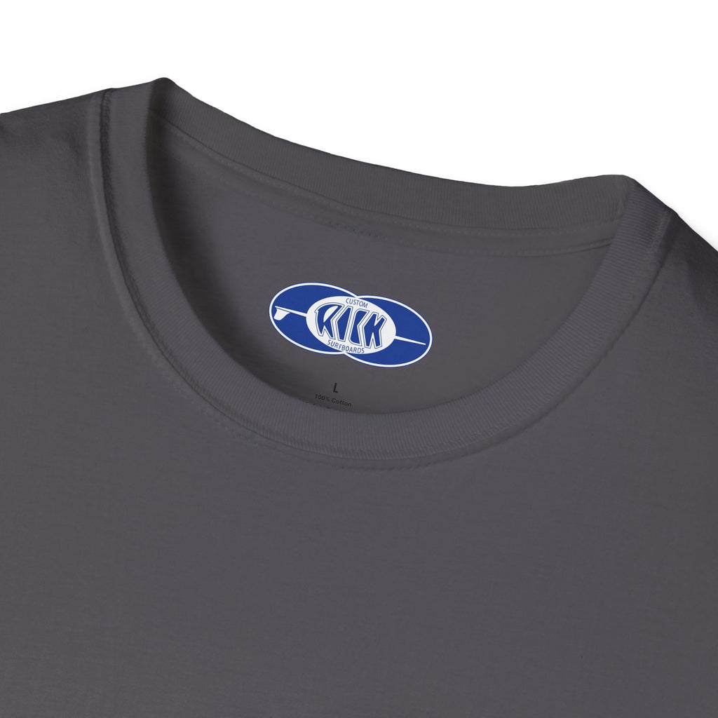 Rick Surfboards Graphic T-Shirt — Printed Front & Back (Multiple Colors)