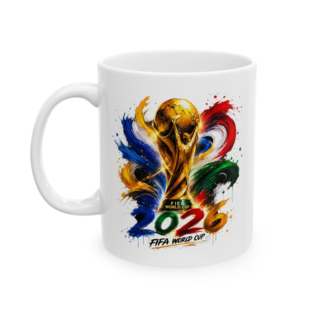 World Cup FIFA 2026 Ceramic Mug — Colorful 11oz & 15oz Coffee Cup
