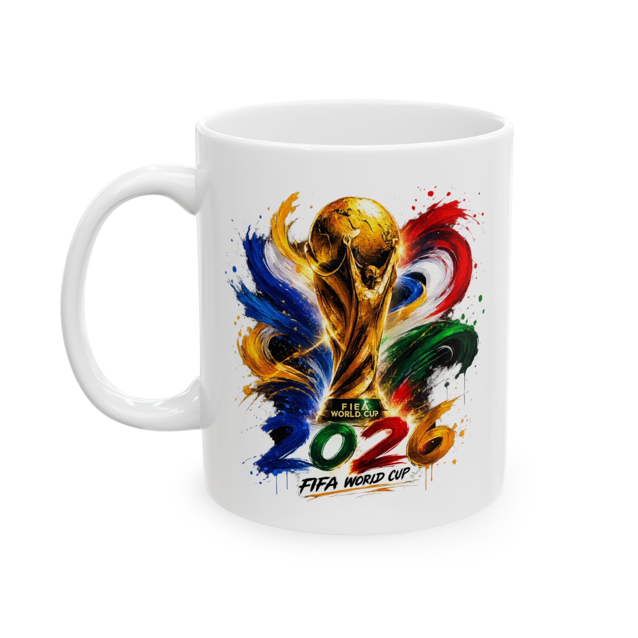 World Cup FIFA 2026 Ceramic Mug — Colorful 11oz & 15oz Coffee Cup