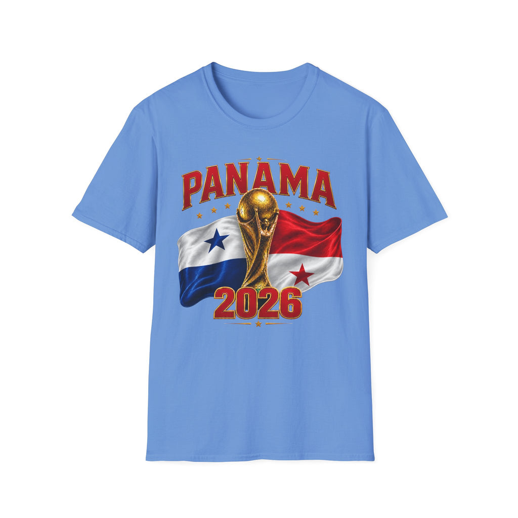 Panama 2026 World Cup T-Shirt — Panama Flag & Trophy Soccer Tee