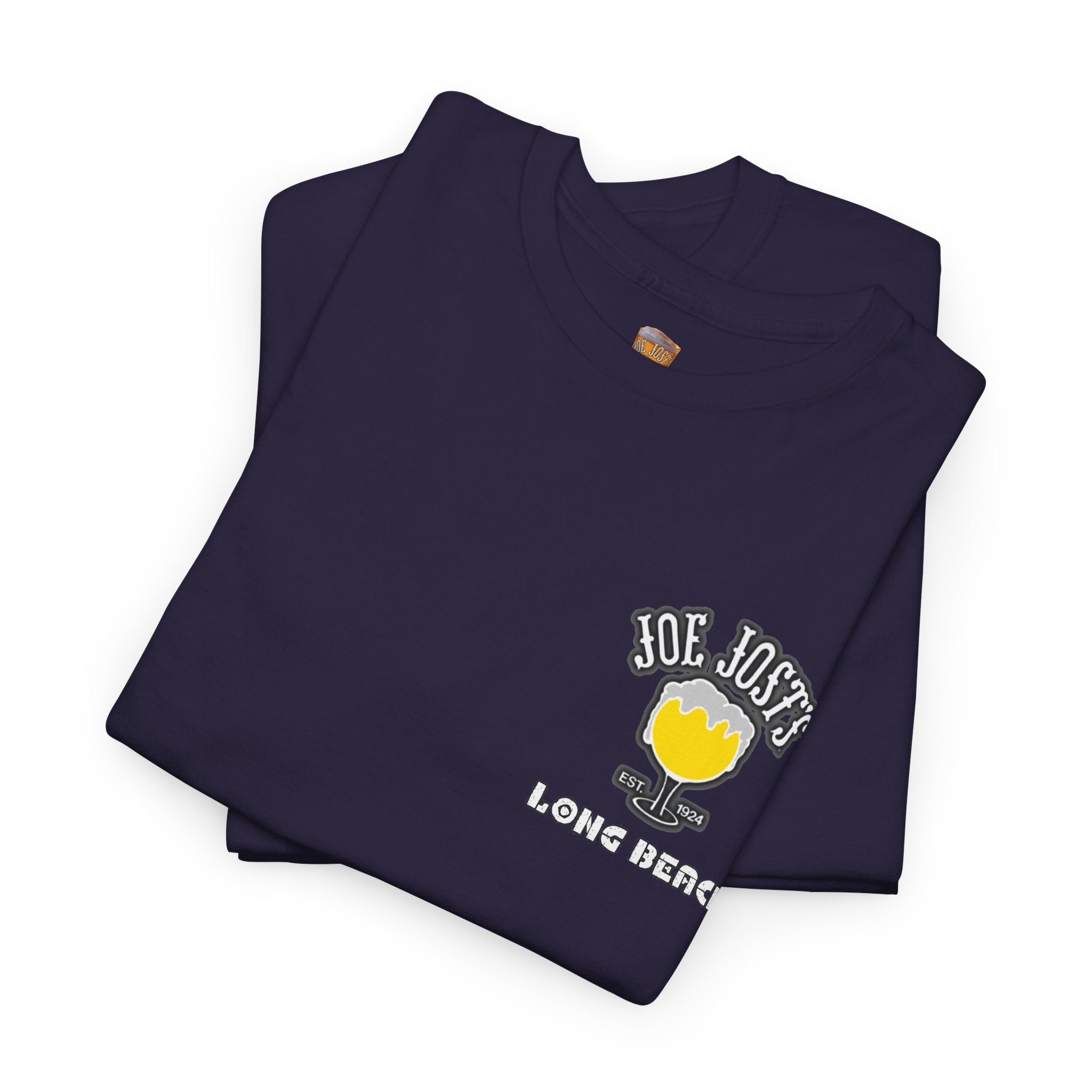 Joe Josts Long Beach California Men's and Woman's Heavy Cotton Tee - Printed 4 Areas