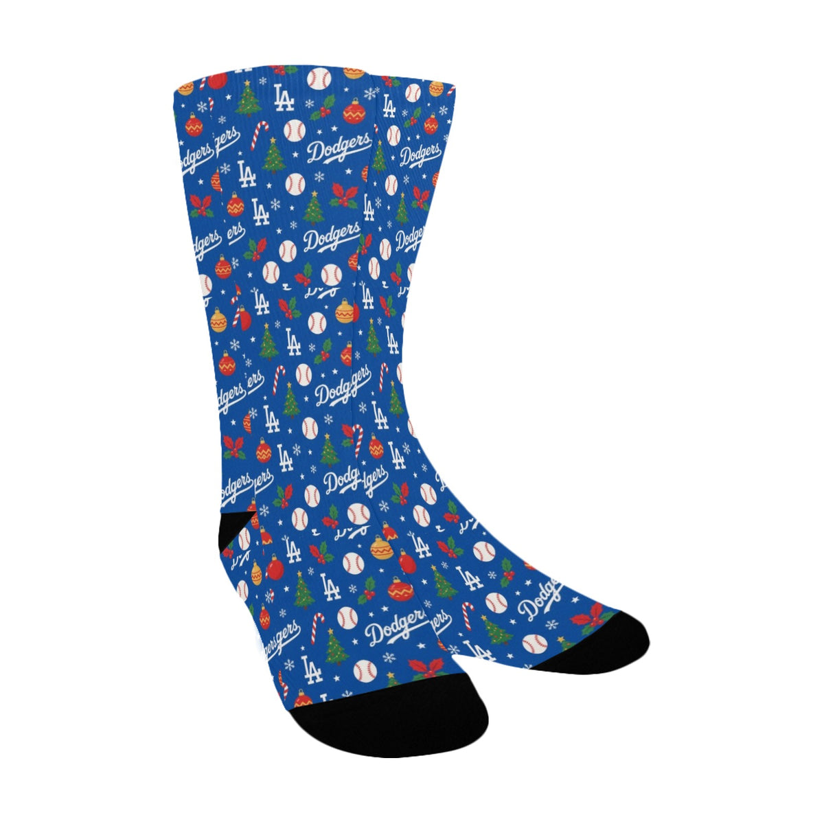 Dodgers Christmas Custom Socks for Women