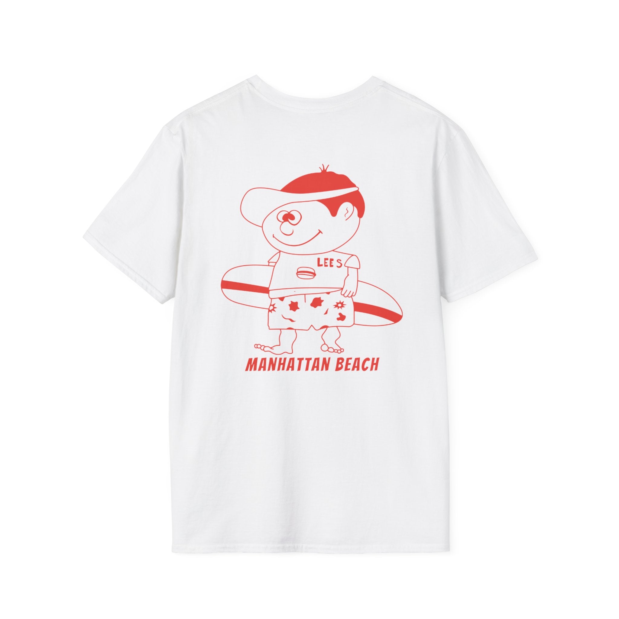 Greasy Lee's  Strand and Marine Old School T-Shirt | Manhattan Beach vintage surfer logo