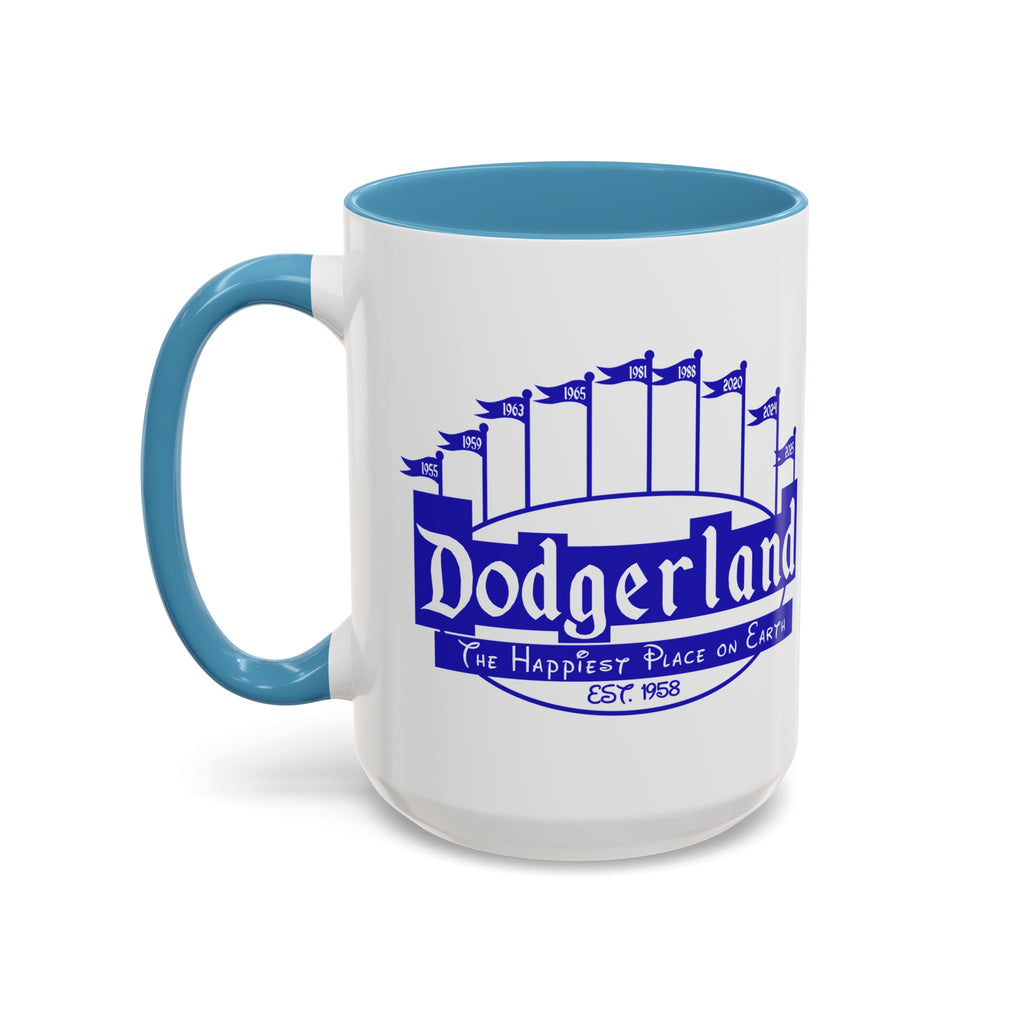 DodgerLAnd Logo Mug | Accent Coffee Mug 11oz or 15oz