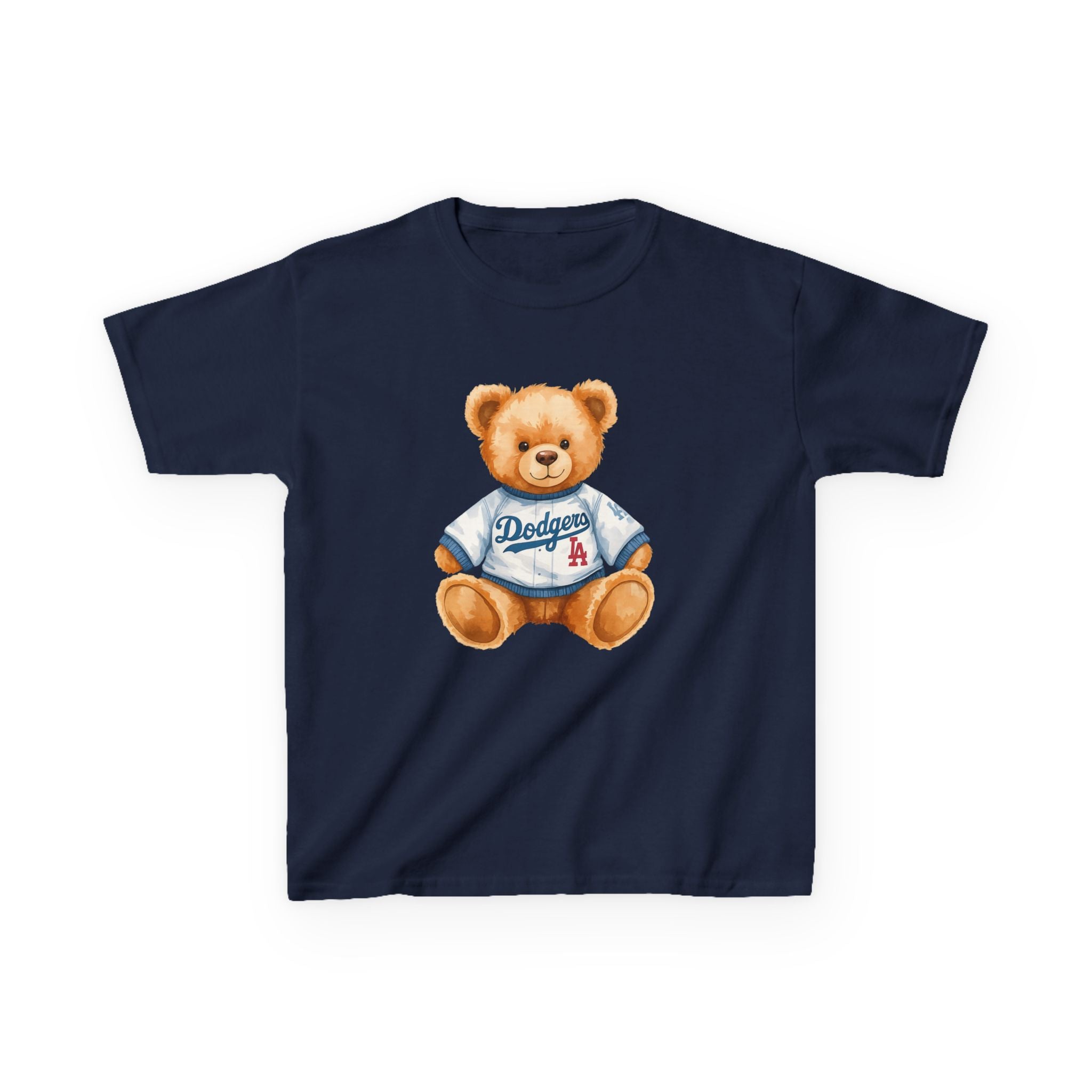 Teddy Bear Tee, Kids Baseball Shirt | Cute Plush Mascot