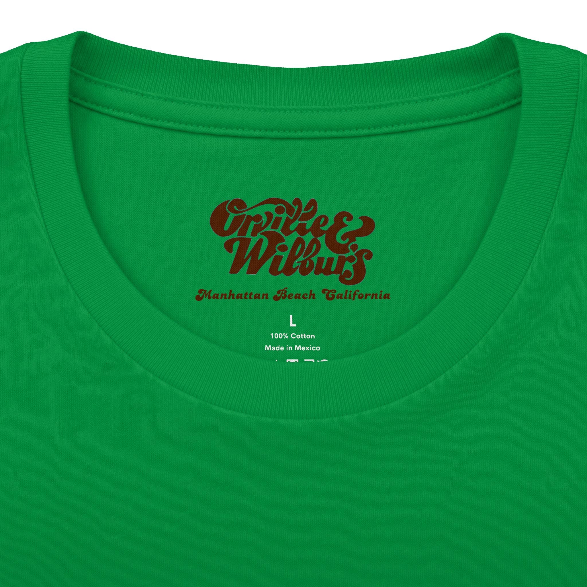 Orville and Wilburs Restaurant Manhattan Beach California Old South Bay Aviation Tee Shirt