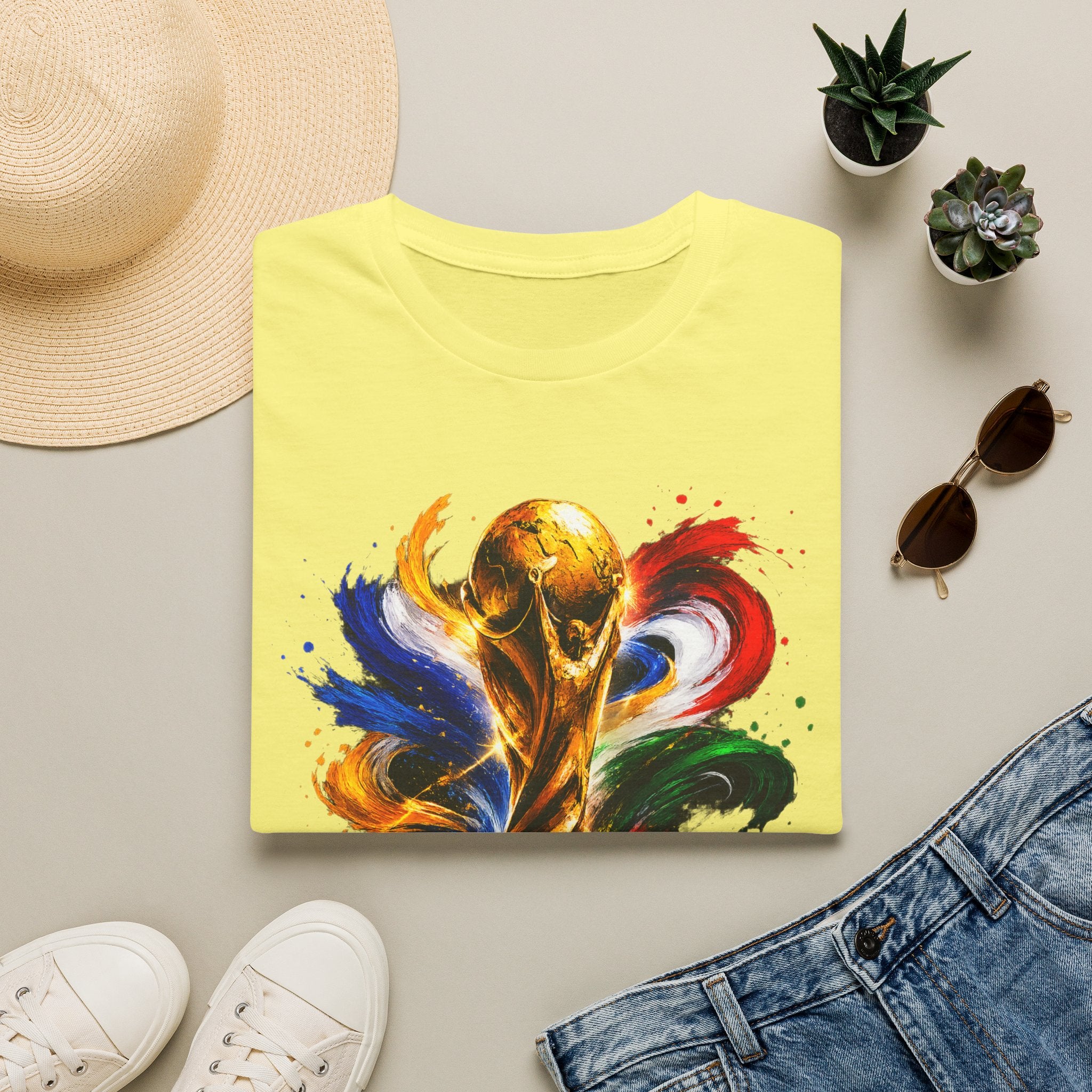 World Cup 2026 T-Shirt — Colorful FIFA Trophy Graphic