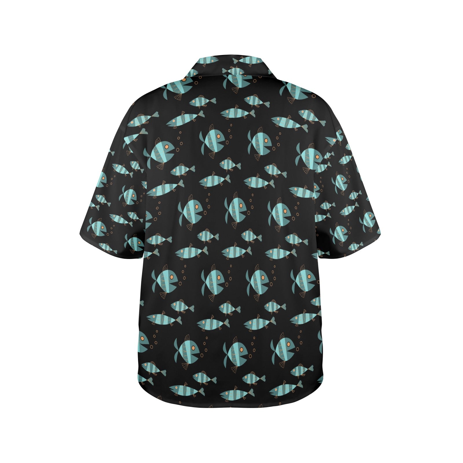 Metlox Manhattan Beach Trio Fish Women's All Over Print Shirt （Made in USA，Ships to USA Only）