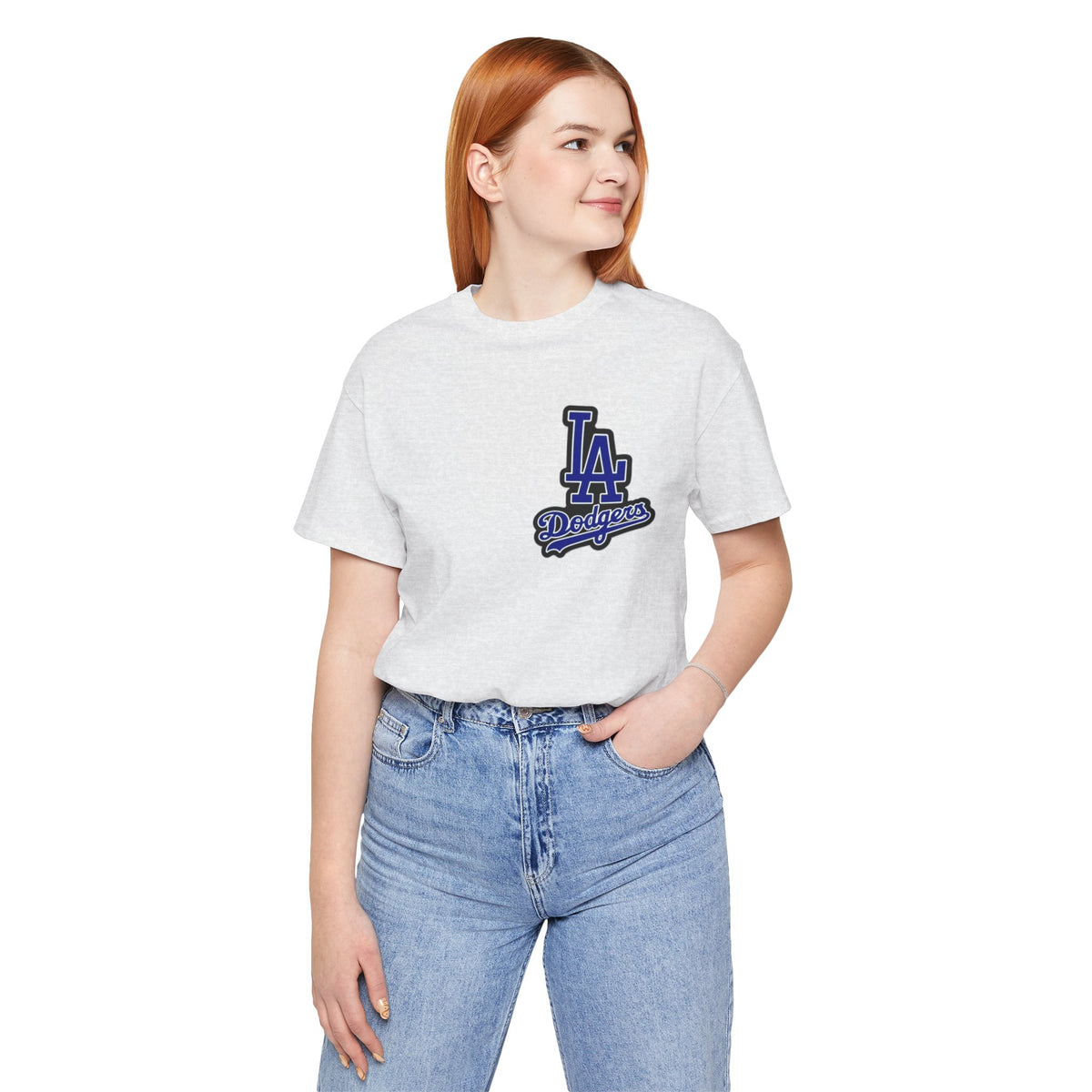 Los Angeles (Front and Back Printing) Mens Womans Jersey Short Sleeve Tee