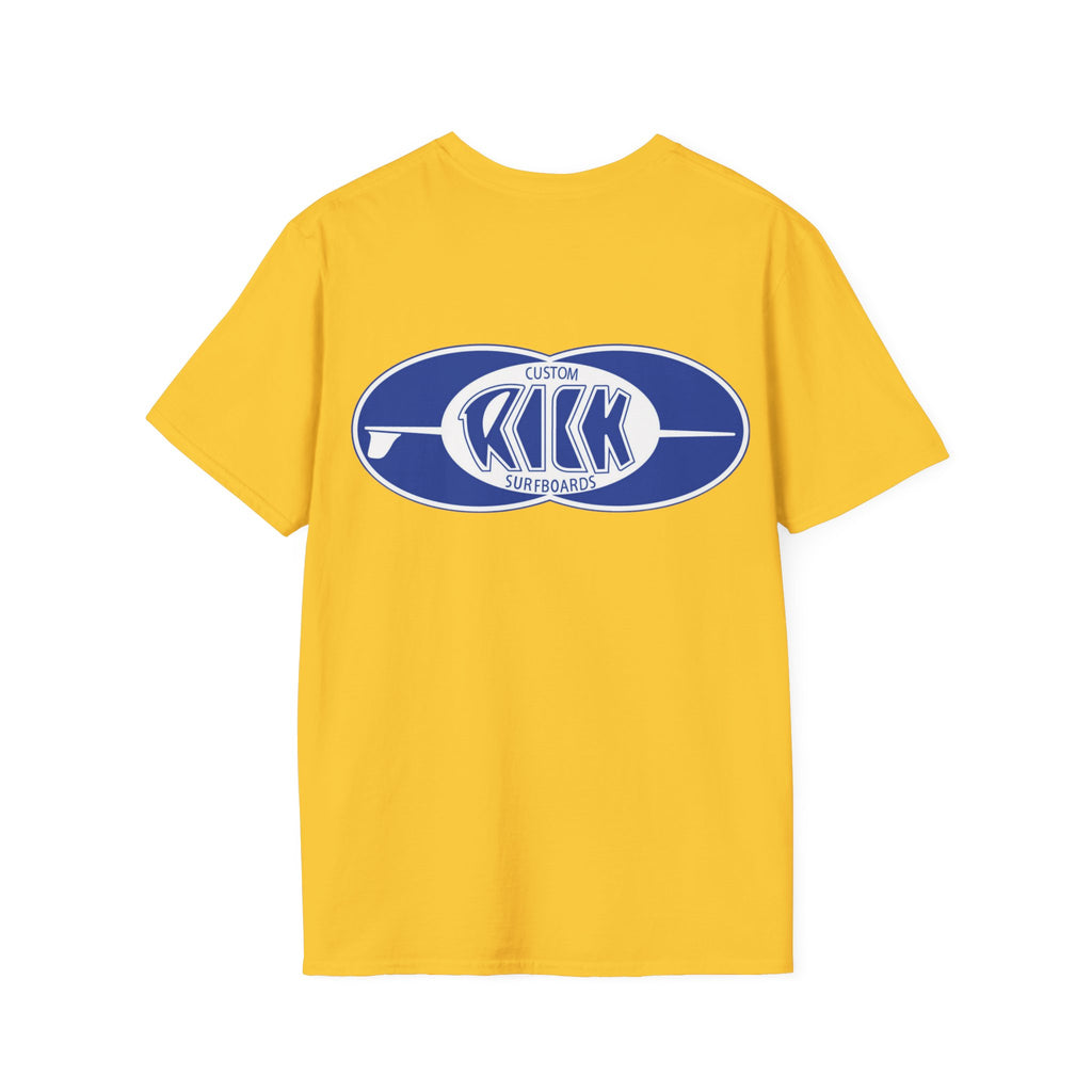 Rick Surfboards Graphic T-Shirt — Printed Front & Back (Multiple Colors)
