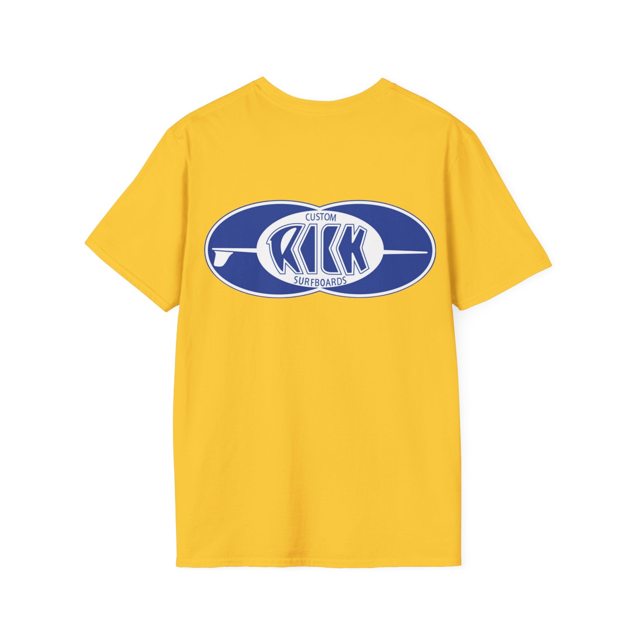 Rick Surfboards Graphic T-Shirt — Printed Front & Back (Multiple Colors)
