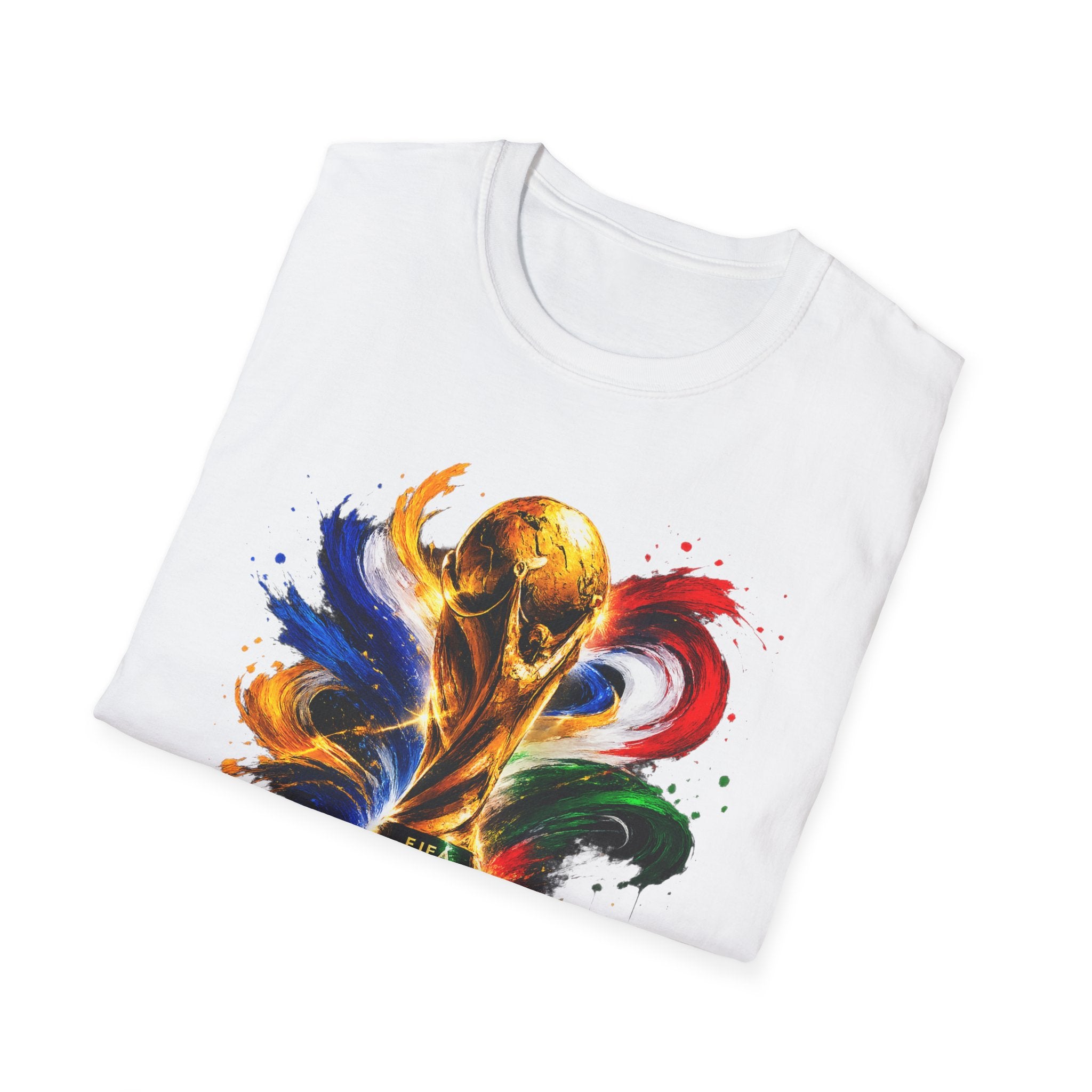 World Cup 2026 T-Shirt — Colorful FIFA Trophy Graphic