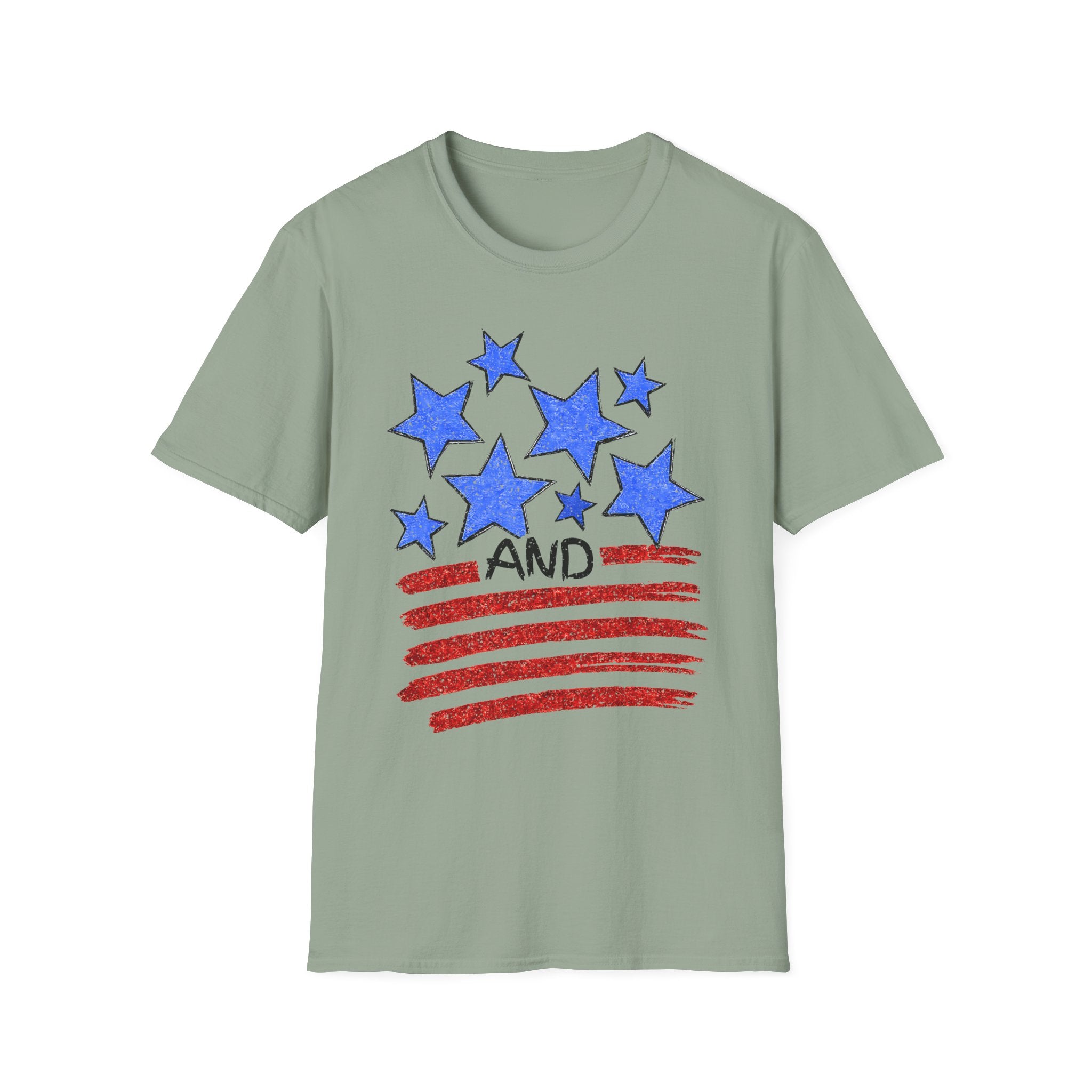 Stars and Stripes T-Shirt — Flag Graphic Patriotic Tee