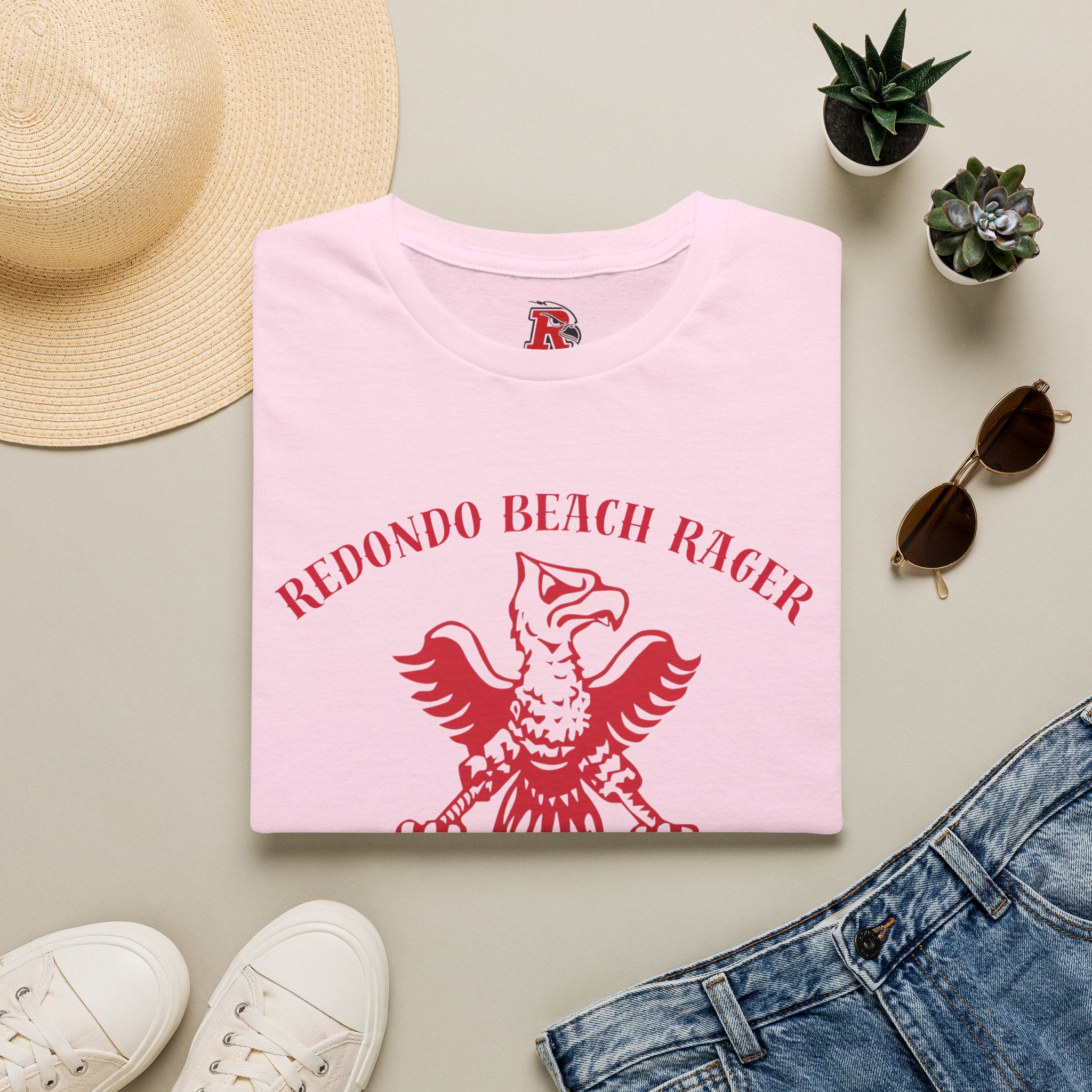 Redondo Beach Rager T-Shirt —  First Annual All Class Reunion 7-25-26 at Seaside Lagoon Redondo Beach