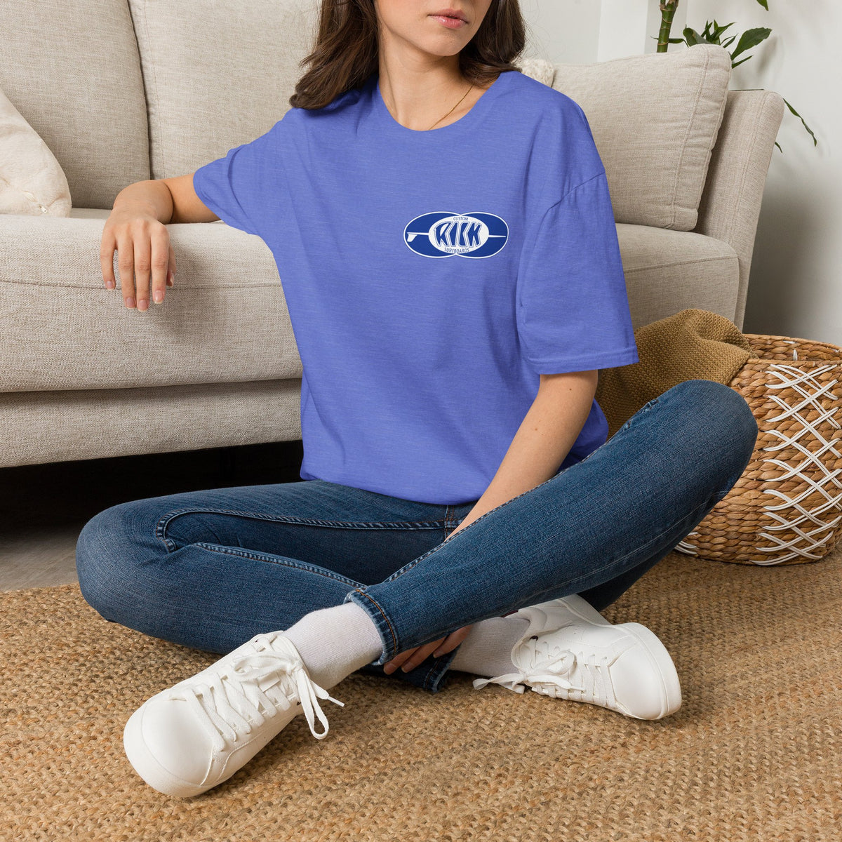 Rick Surfboards Unisex Softstyle T-Shirt Old School Hermosa Beach