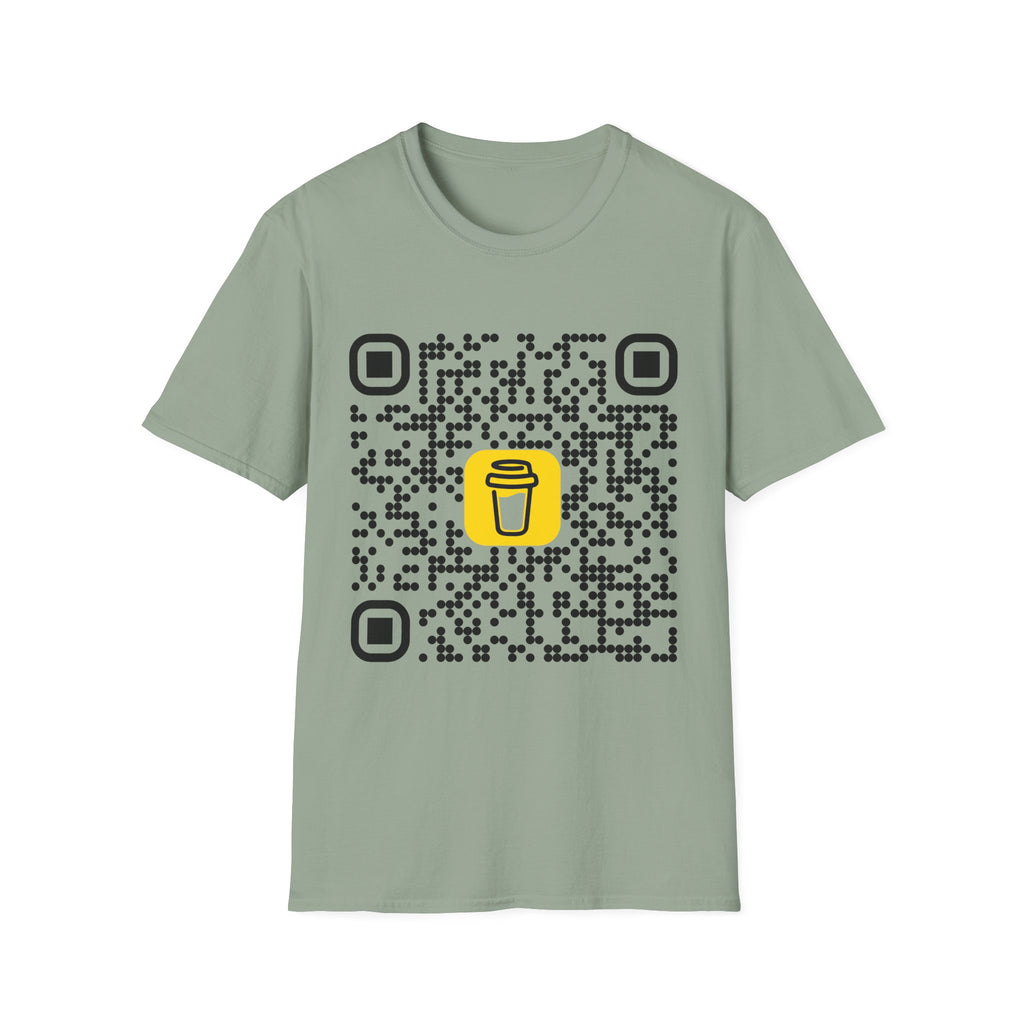 QR Code Coffee Tee — Scan-to-Order Coffee Shop T-Shirt