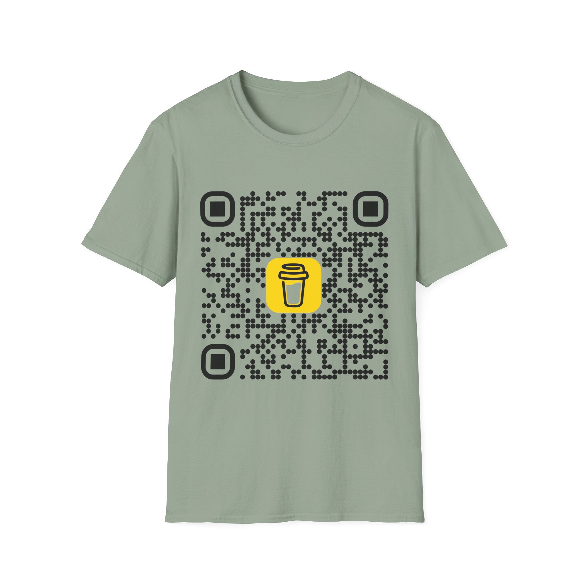 QR Code Coffee Tee — Scan-to-Order Coffee Shop T-Shirt