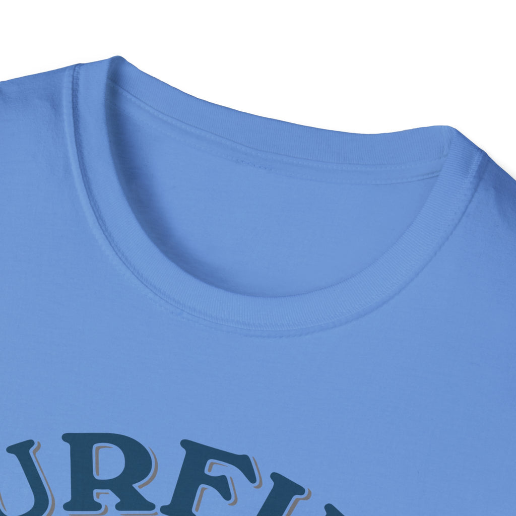Surfing Makes Me Happy T-Shirt | Retro Sunset Surfer Graphic